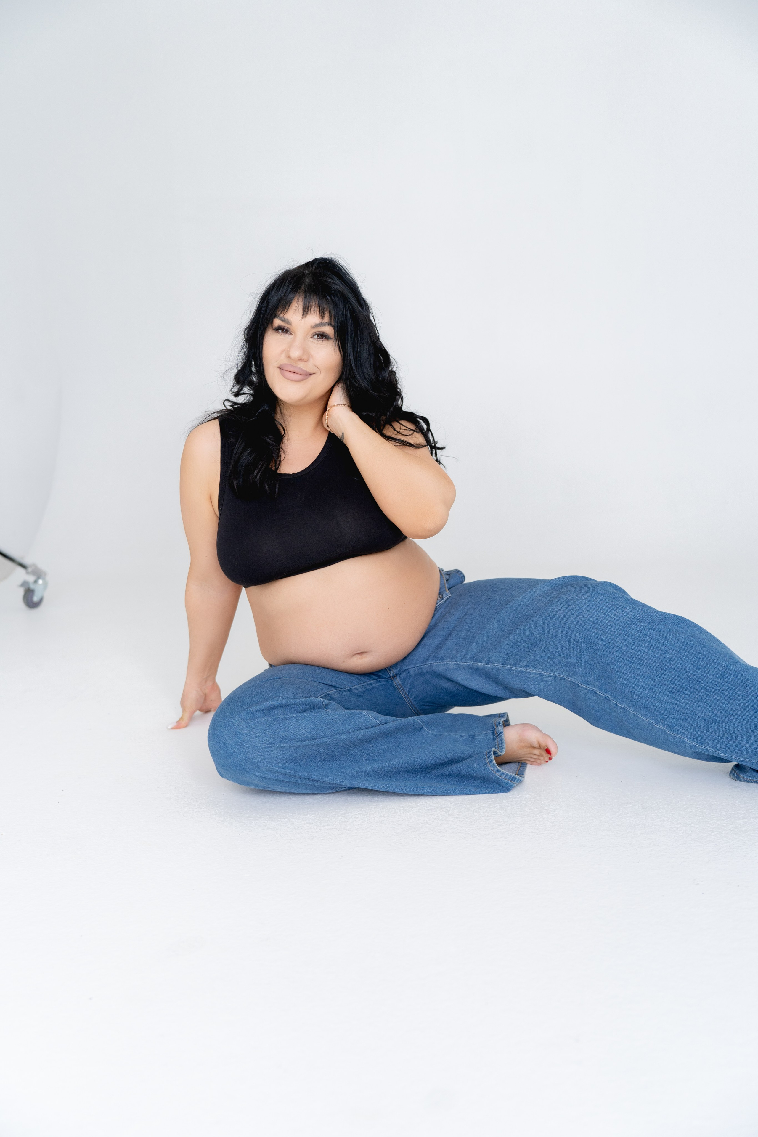 Ксения. Студийная съемка «в ожидании». Яна Орехова. Фотограф в Томске