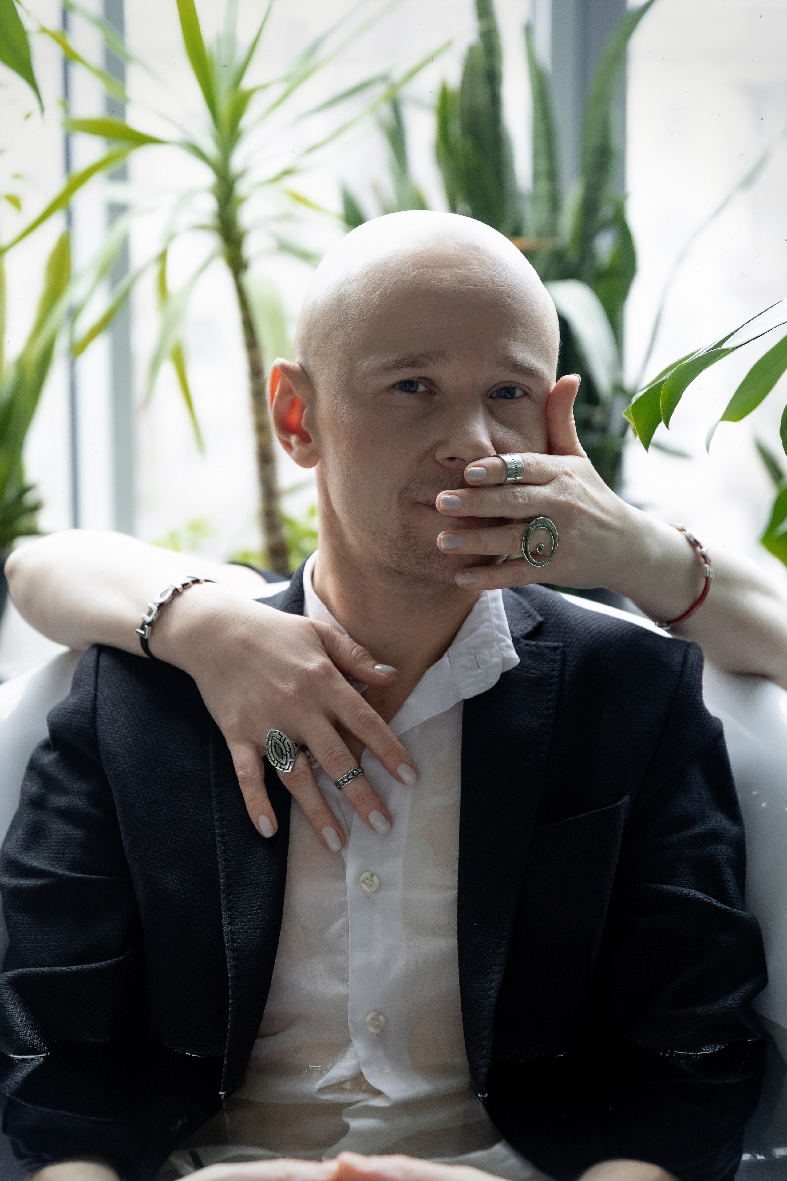 Мужской портрет в ванной. Рыжий Фотограф Иркутск