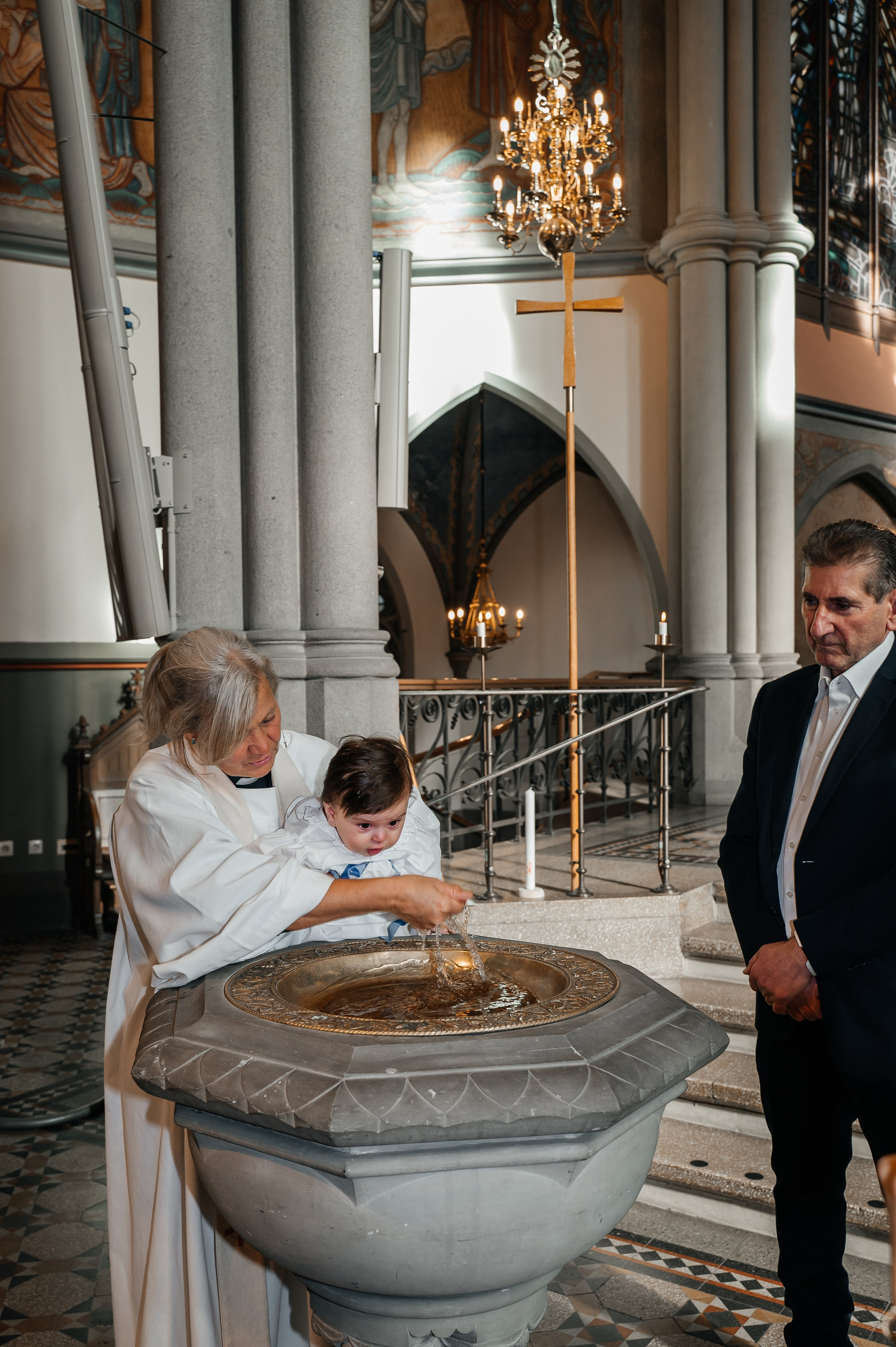 Dopfotografering i Oscar Fredriks kyrka | Fotograf i Göteborg. Bröllops- och familjefotograf i Halmstad | Valentina