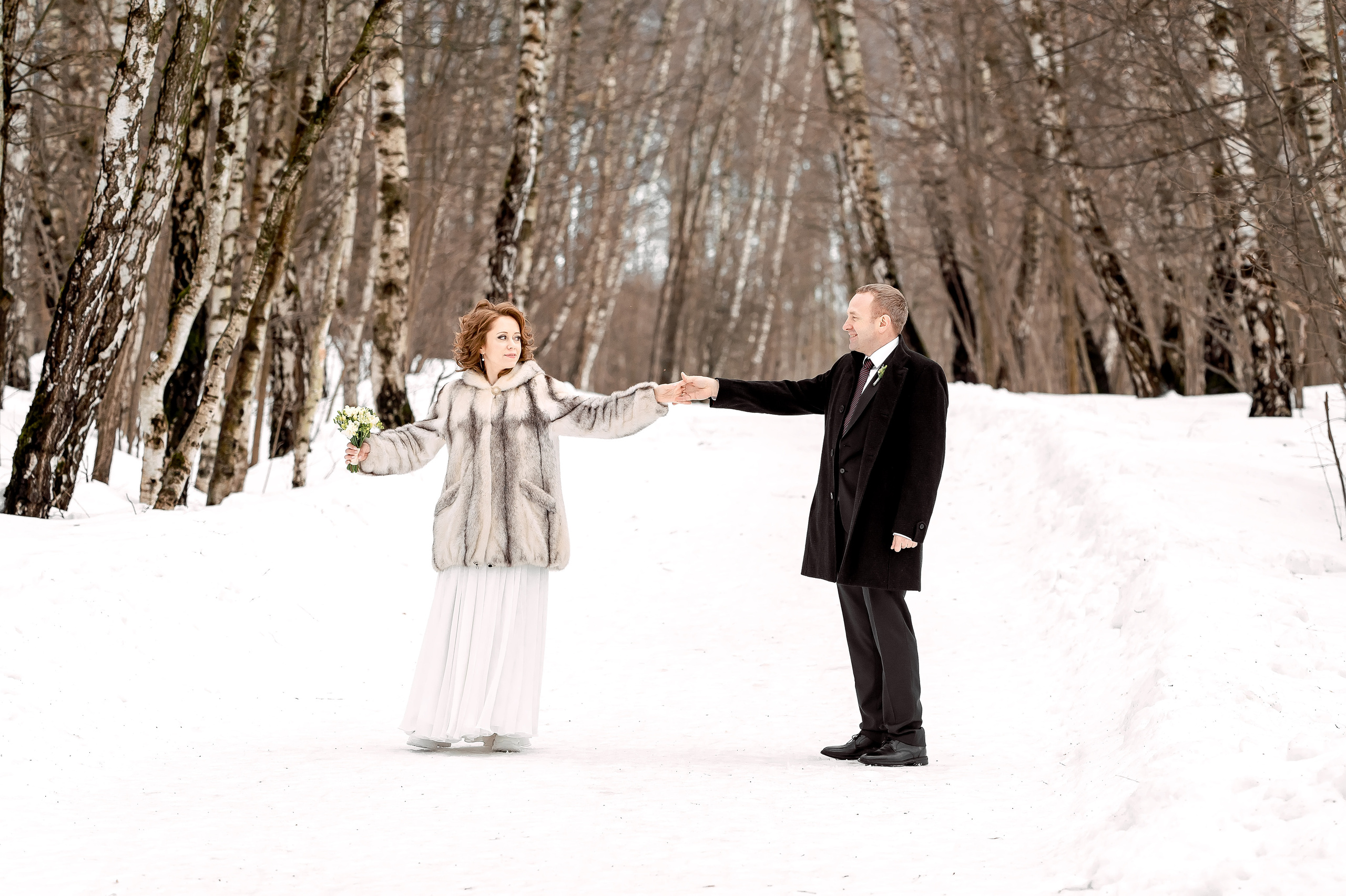 Ольга и Андрей, Москва. Свадебный и семейный фотограф Виктория Носачёва. Щелково, Москва и МО