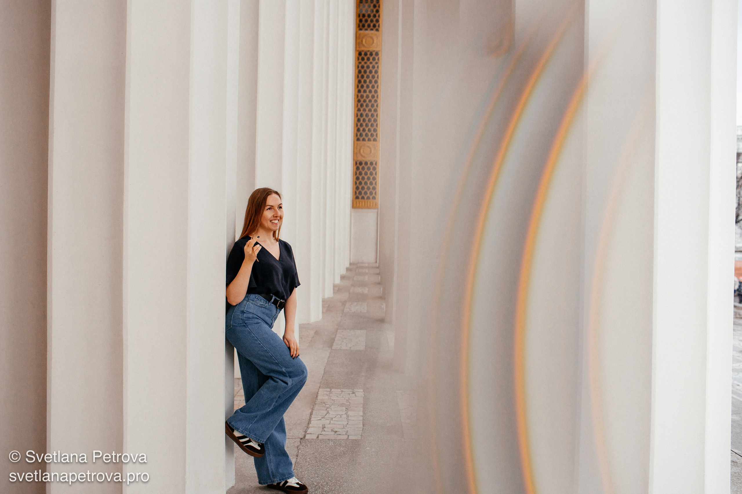 Индивидуальная съёмка на ВДНХ. Осень 2025. Фотограф Светлана Петрова