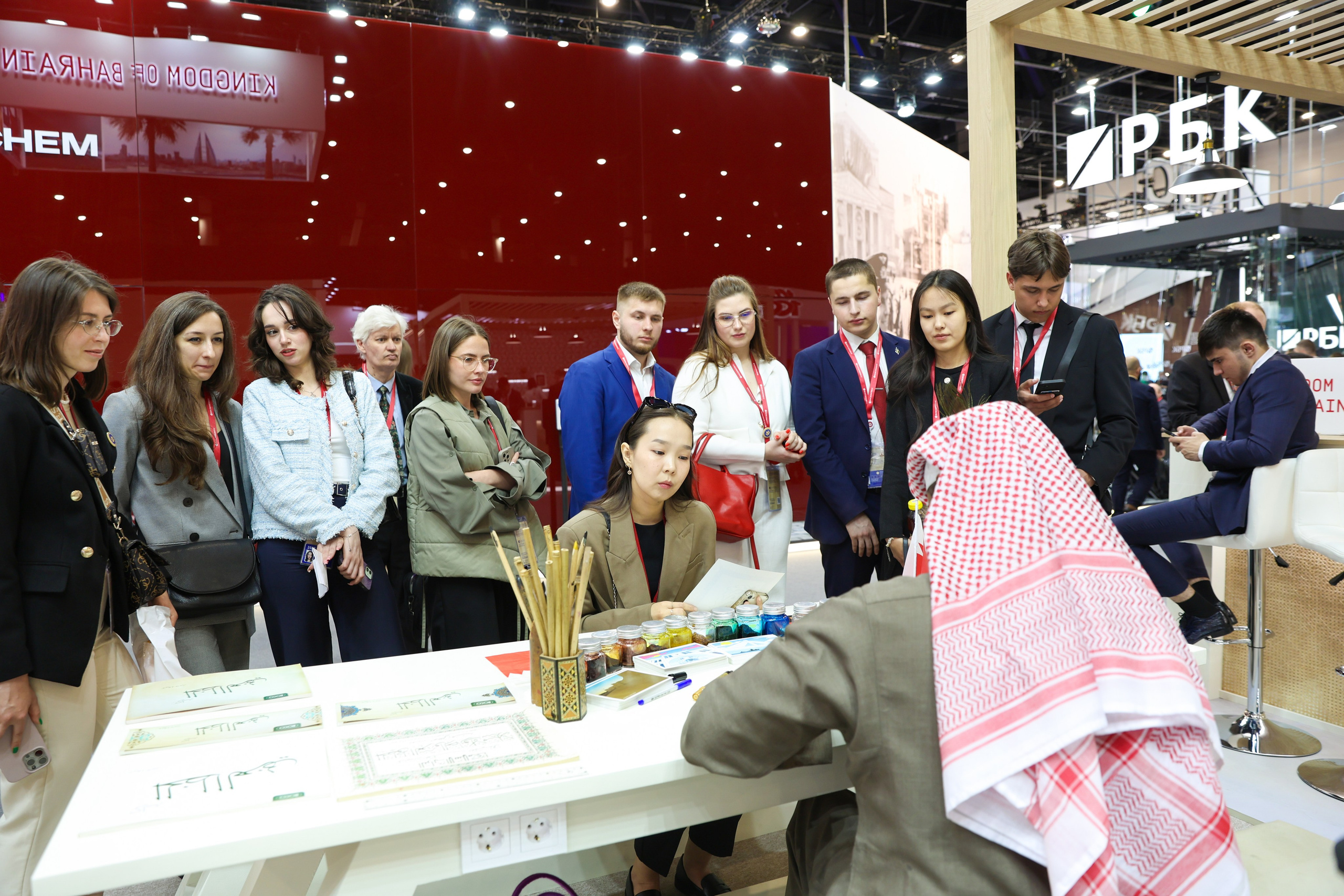 Стенд Королевства Бахрейн на ПМЭФ 2025. Фотограф Дарья Попова