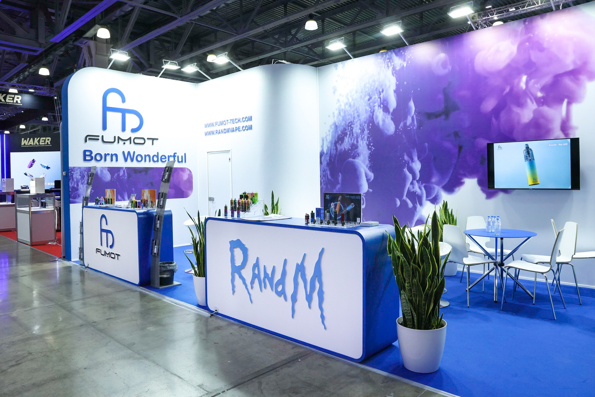 Застройка Vape Club Show. Фотограф Дарья Попова