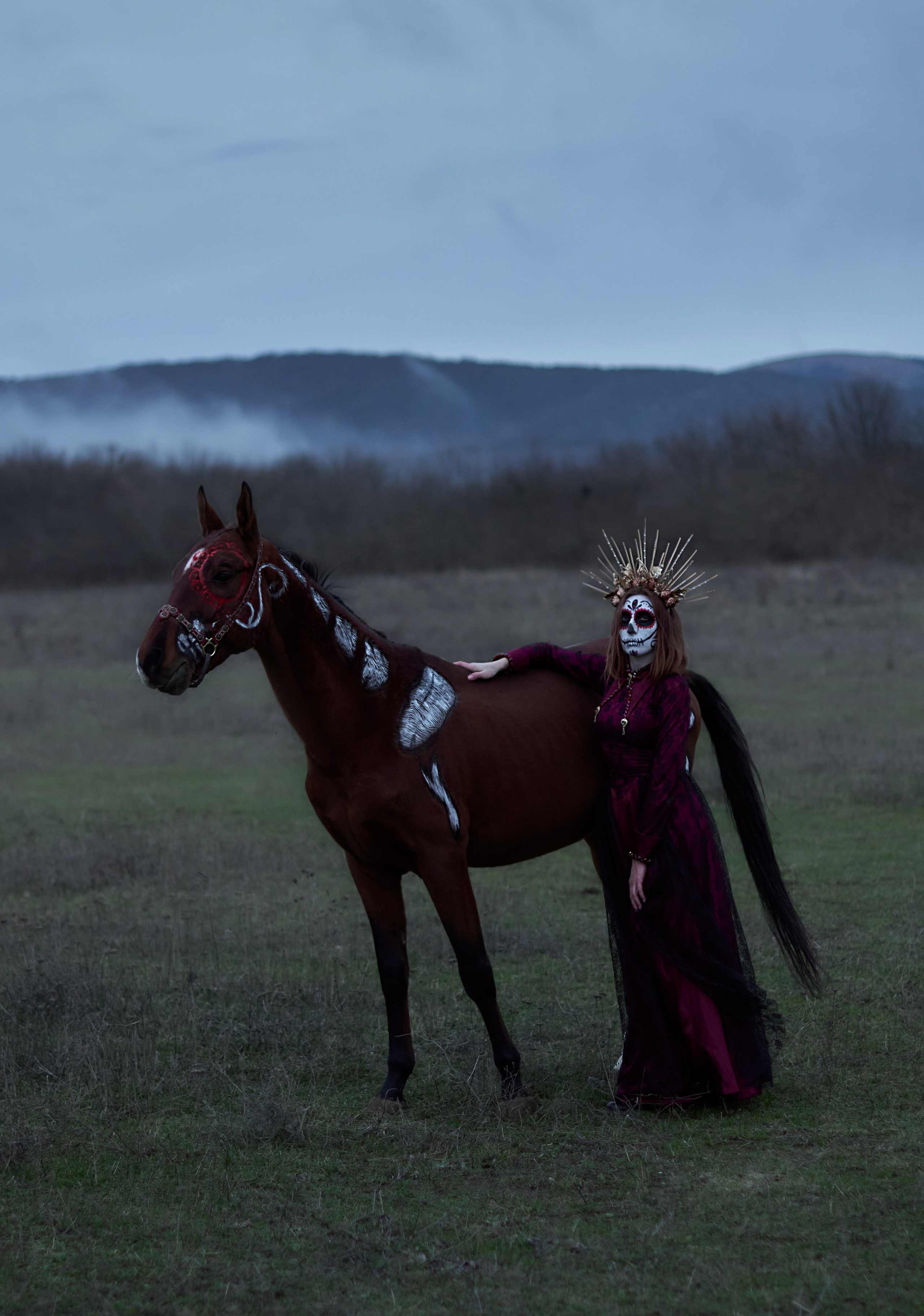 Фотосессия в стиле праздника El Día de Muertos. Фотограф в Севастополе