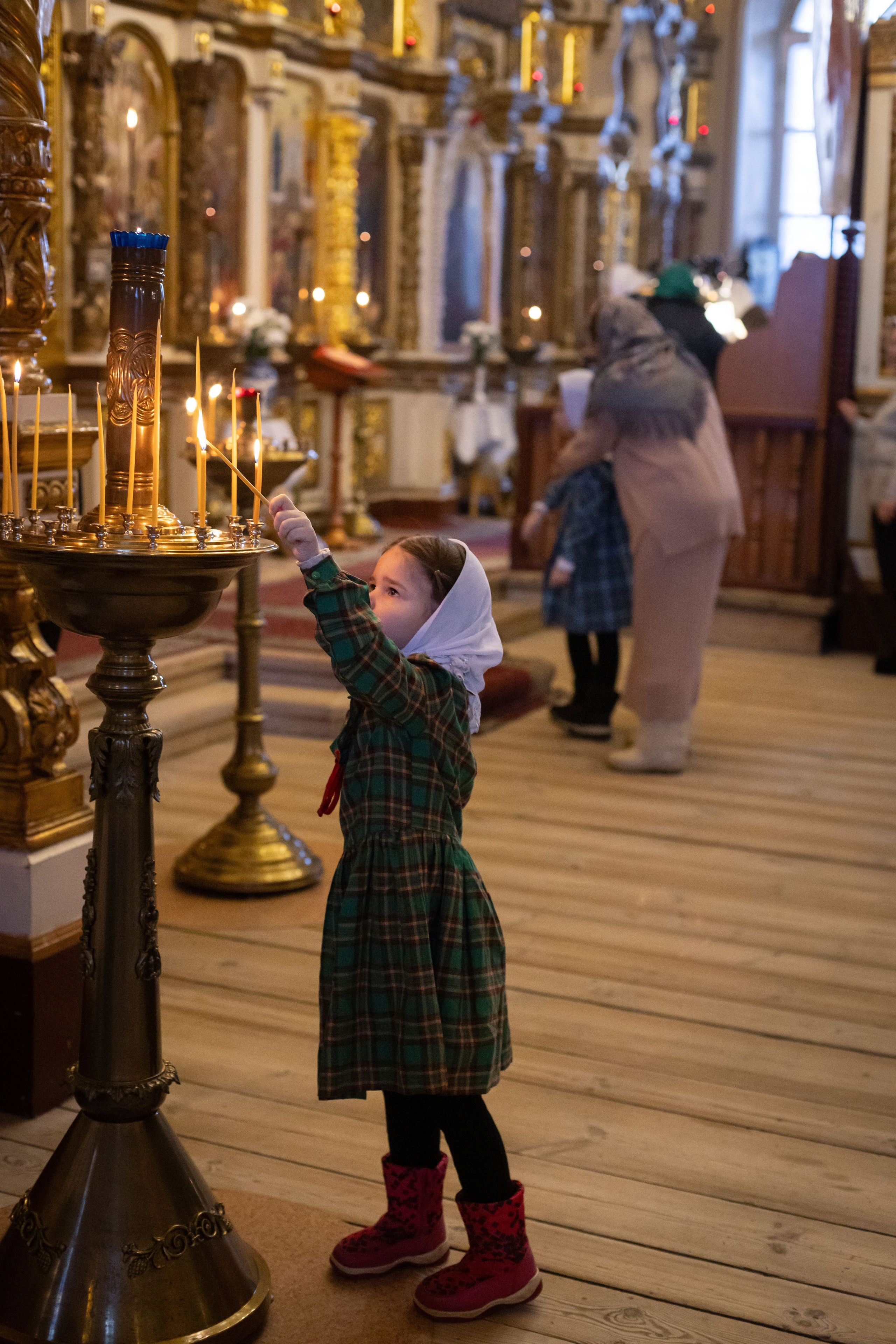 Крещение. Утренняя. Семейный и детский фотограф Анна Петракова