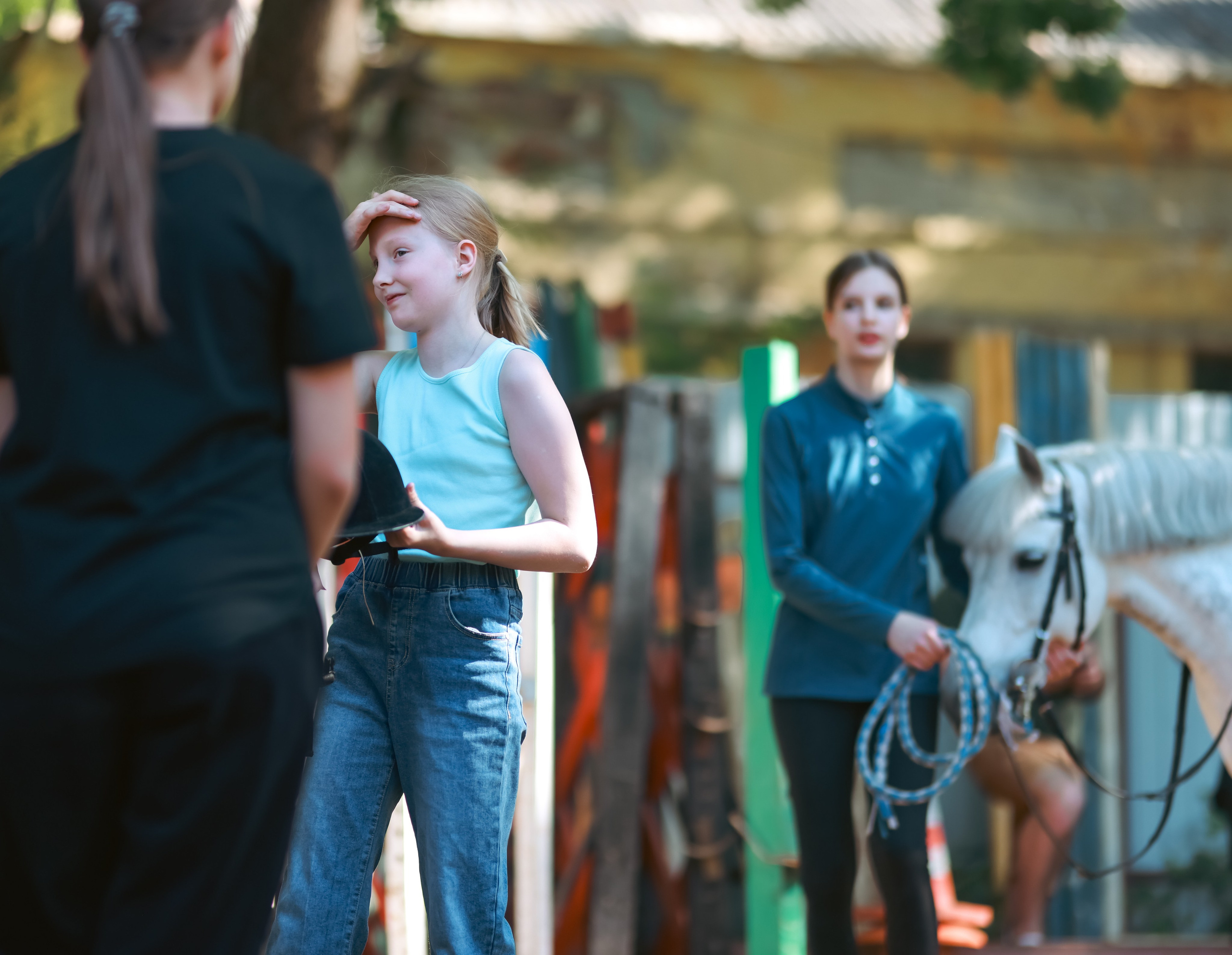 Корпоратив на конюшне. Фотограф репортажей и стритфотосессий в Москве Людмила Смирнова