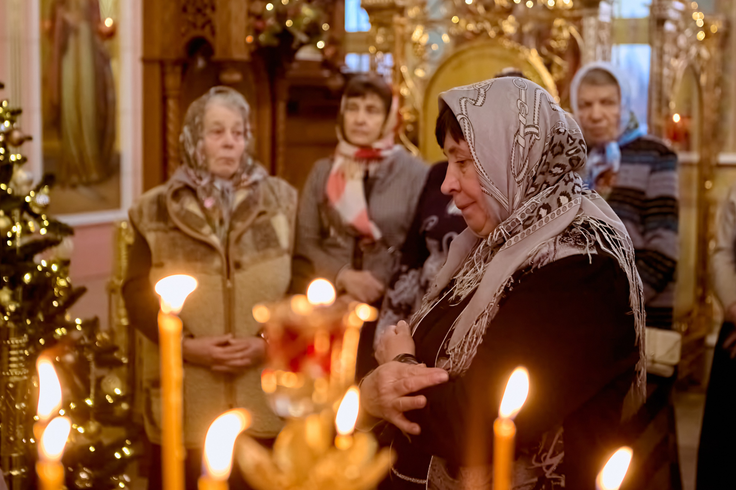 Воскресная Литургия в храме 12 января 2025 г