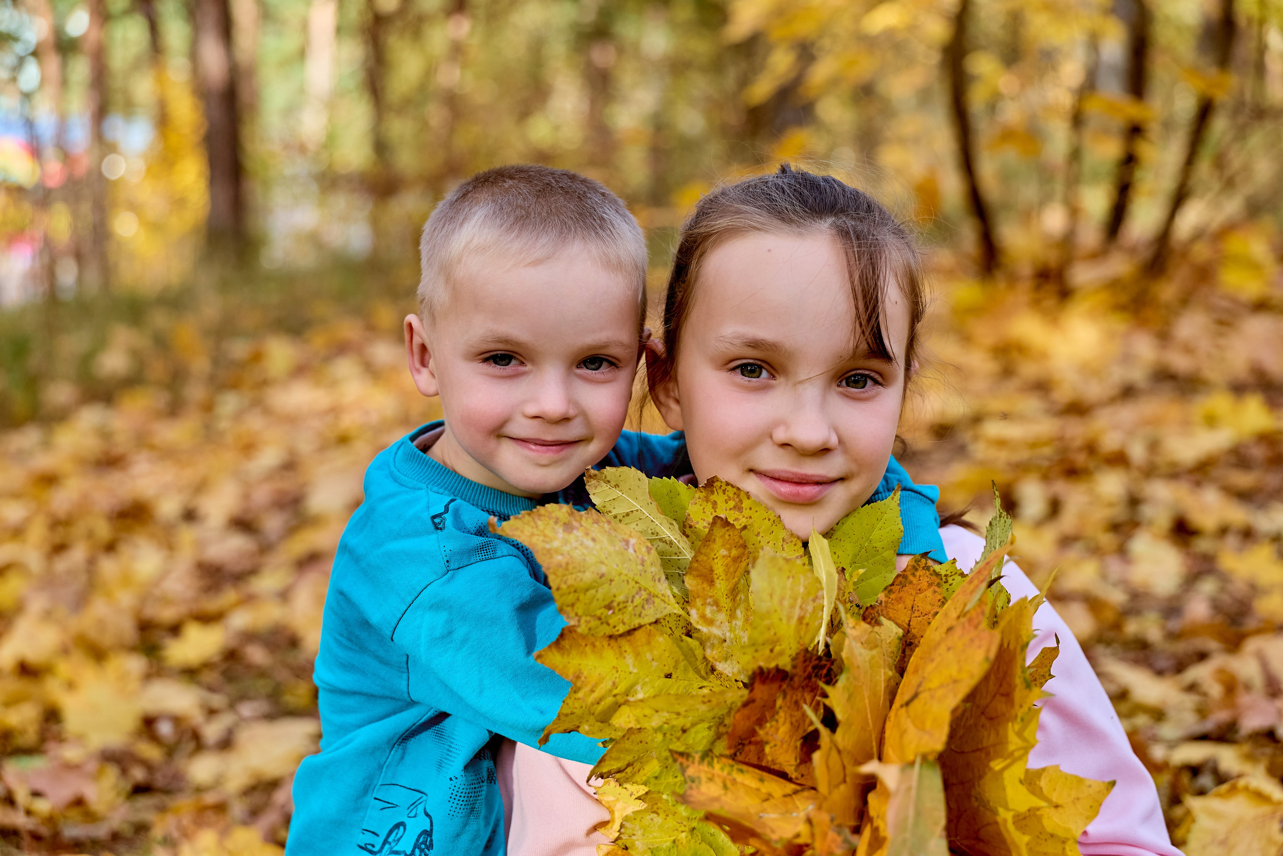 Фотосессия для семьи Золотая Осень