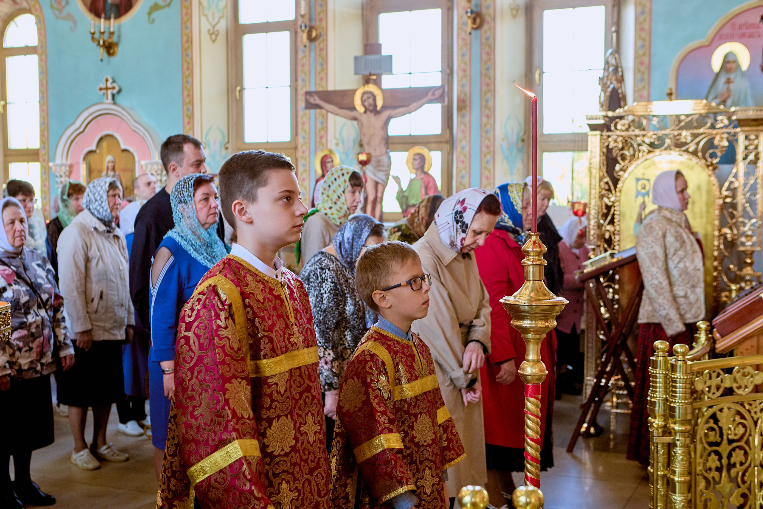 Детский портрет в Храме. Православный портретный и Детский фотограф Николай Голованов.