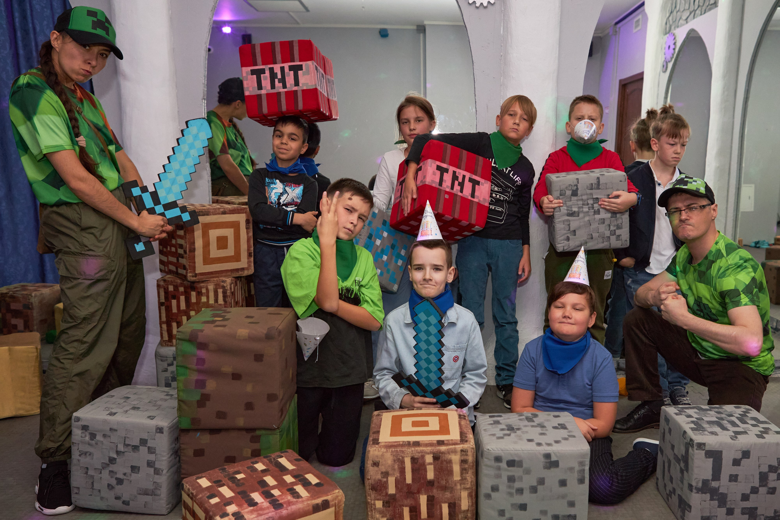 Репортажные кадры с детских праздников