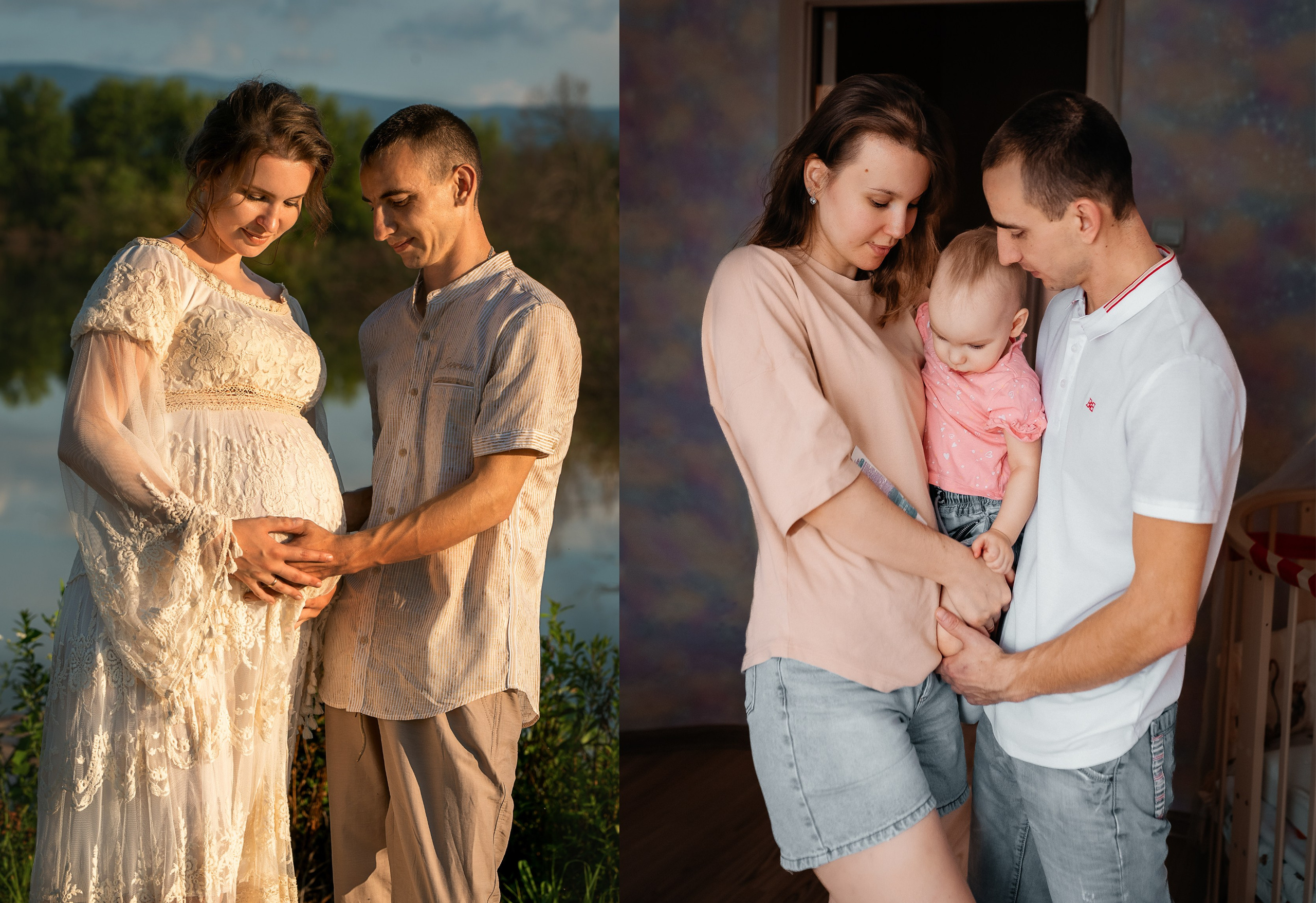 Алина, Юрий и Аврора. Фотограф г. Хабаровск