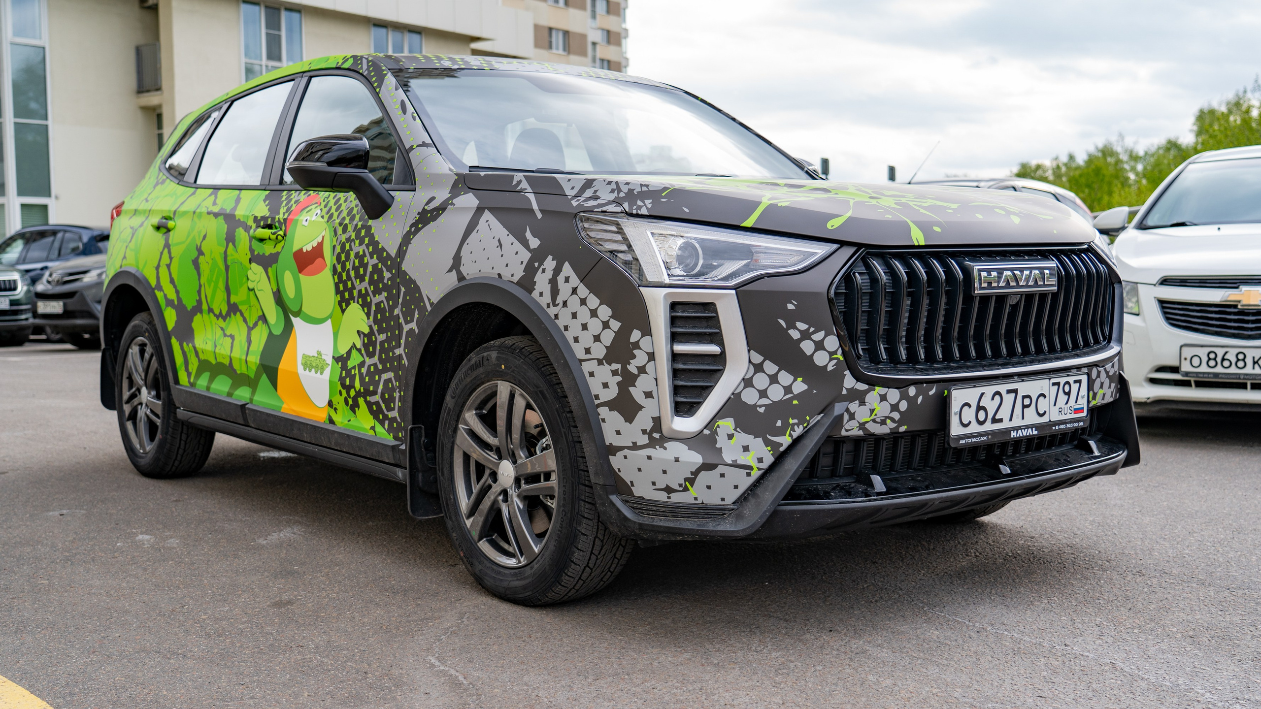 Винилография на Haval Jolion. Студия дизайна и оклейки авто Barmaley Design