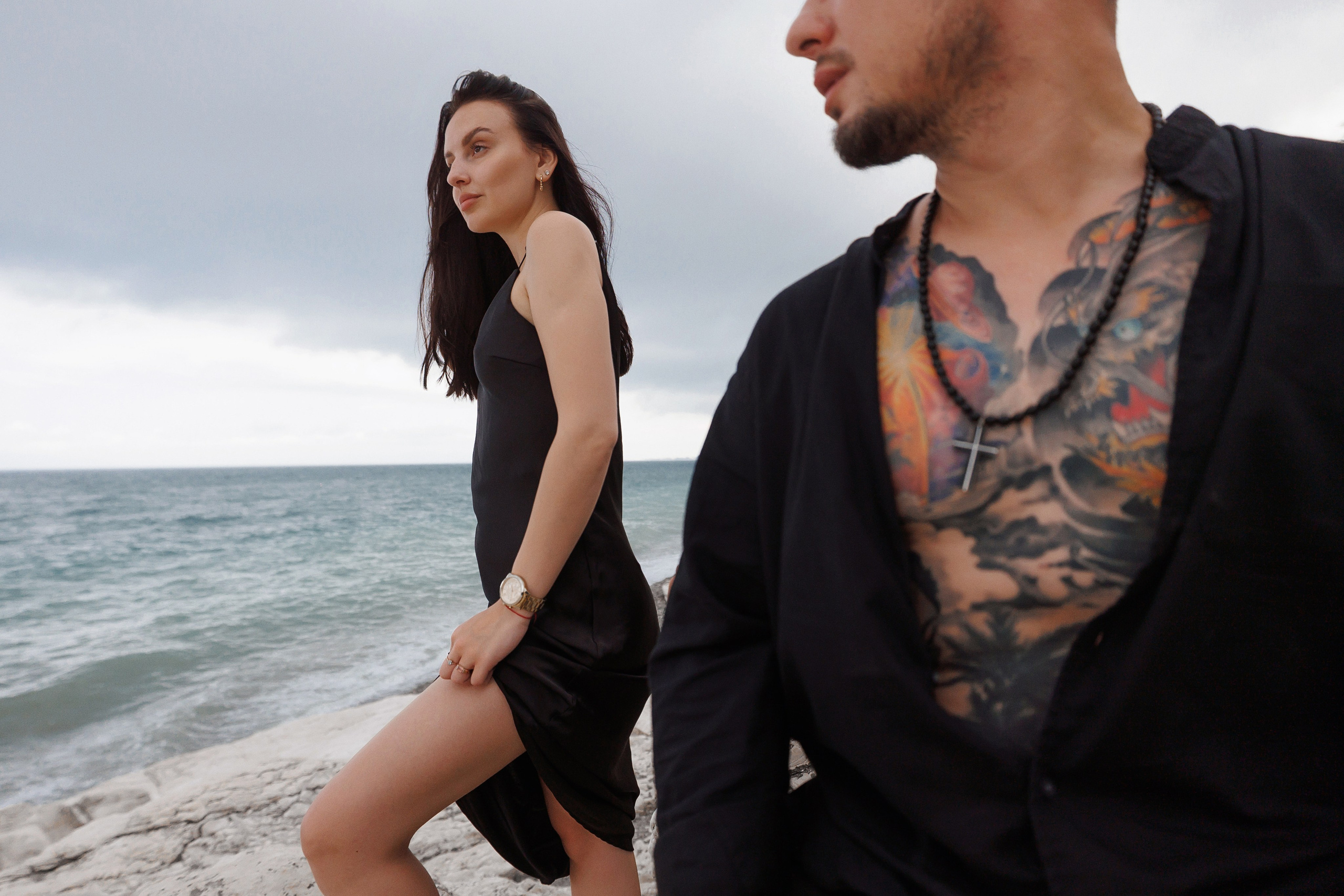 Парная фотосессия у моря. Свадебный и семейный фотограф в Сочи Денис Вялов