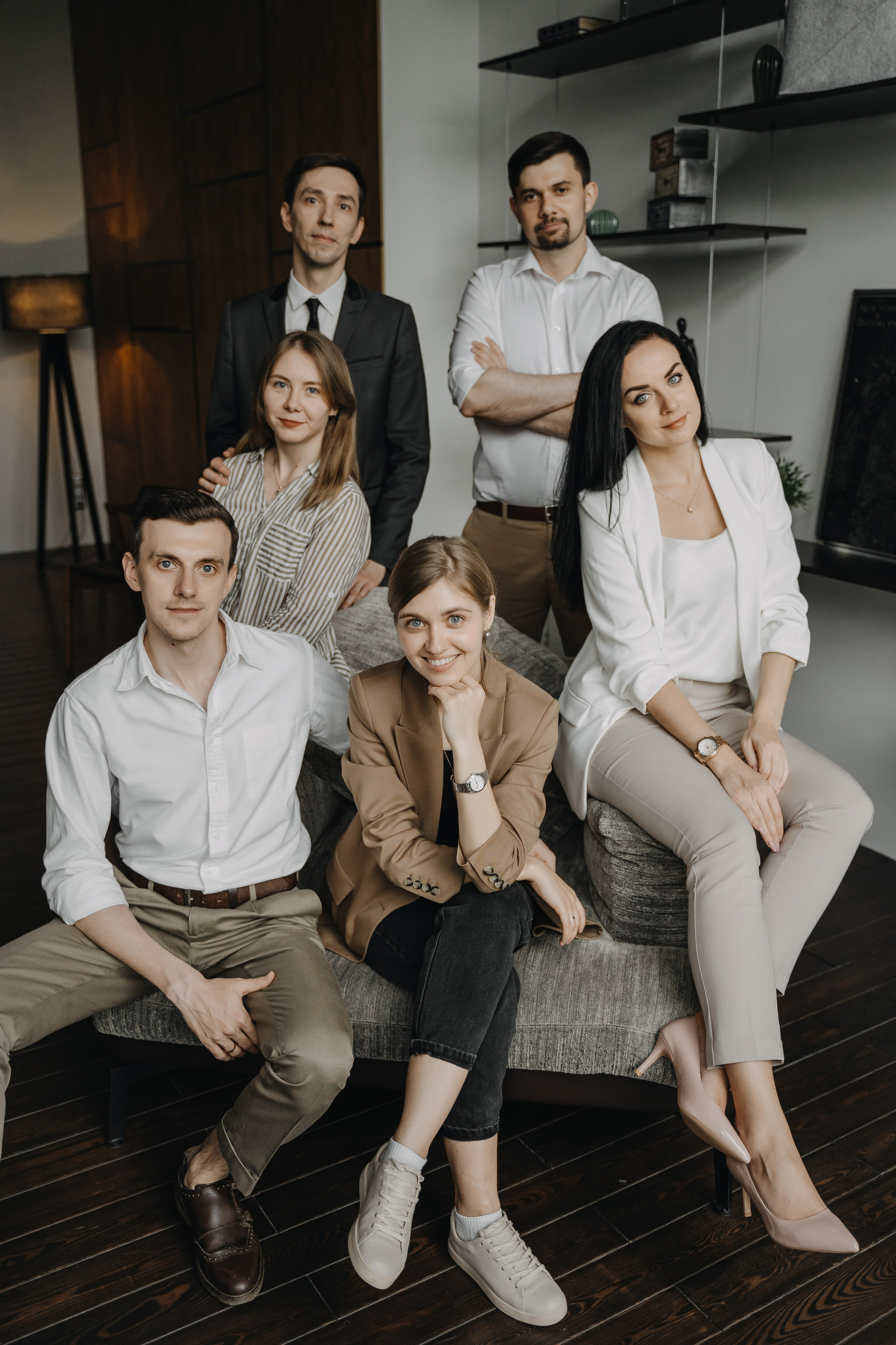 Современные портреты юристов для повышения доверия на сайте компании.