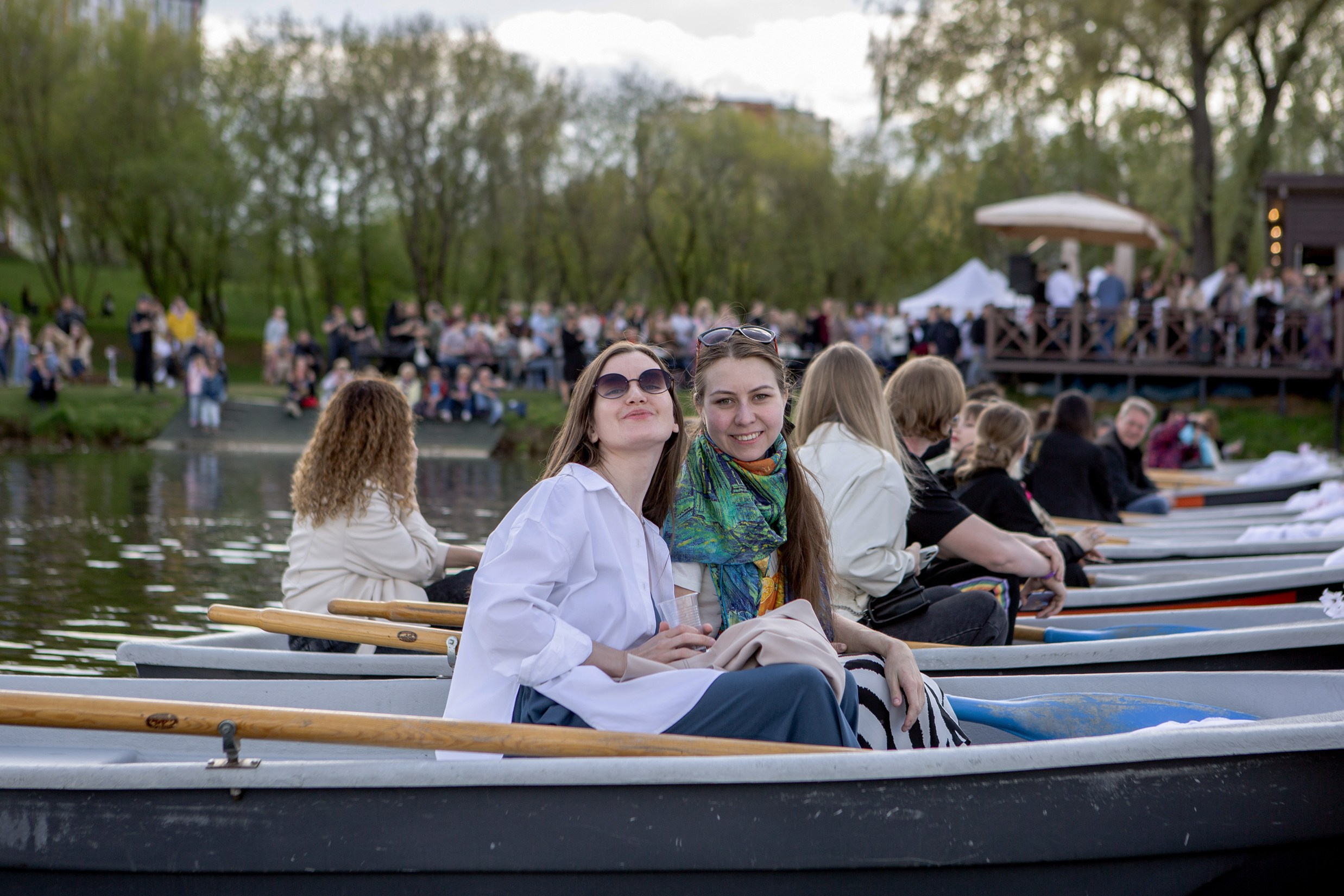 Показ на воде. Свадебный и портретный фотограф Москва