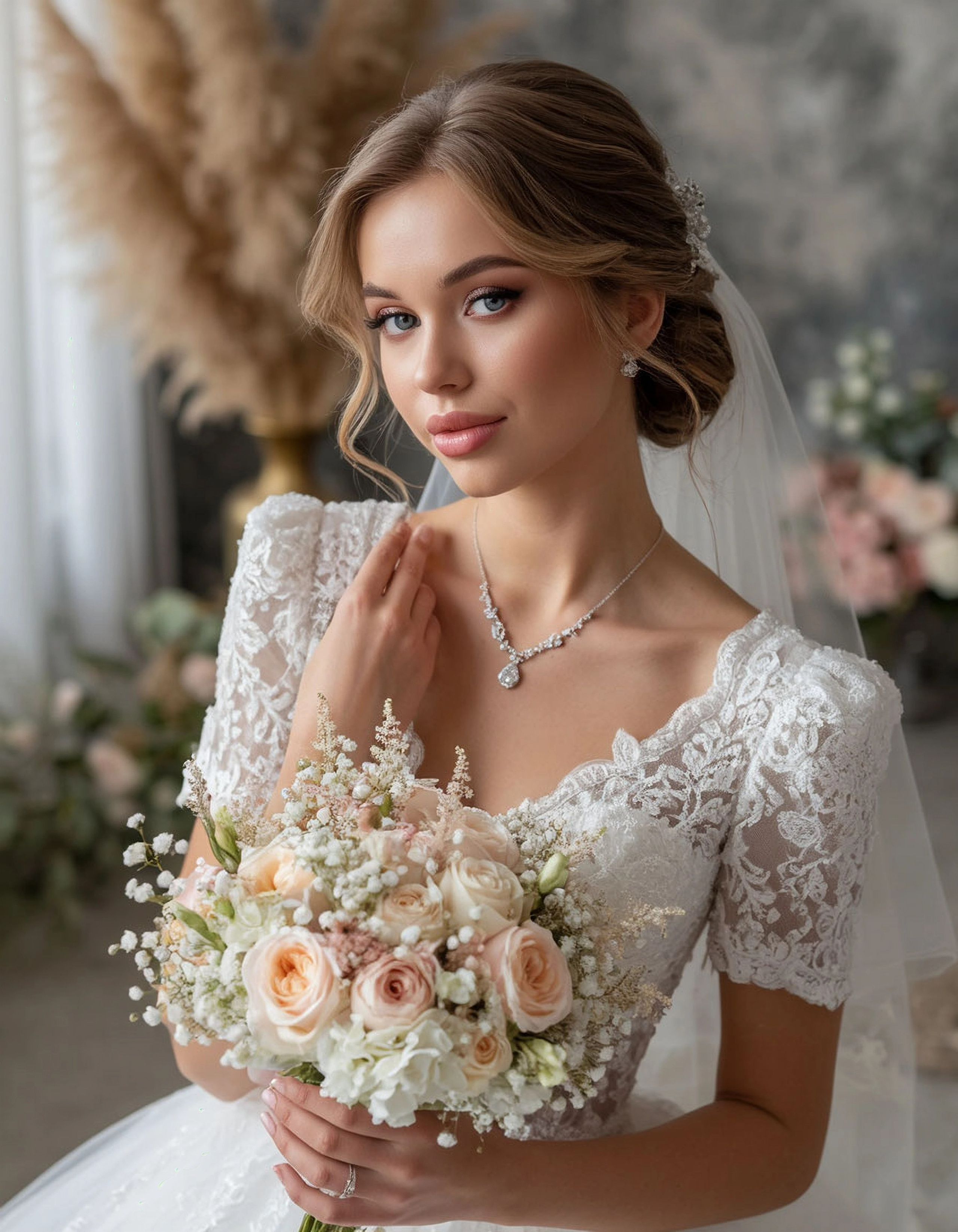 Утро невесты в студии: эстетика, гармония, безупречный старт