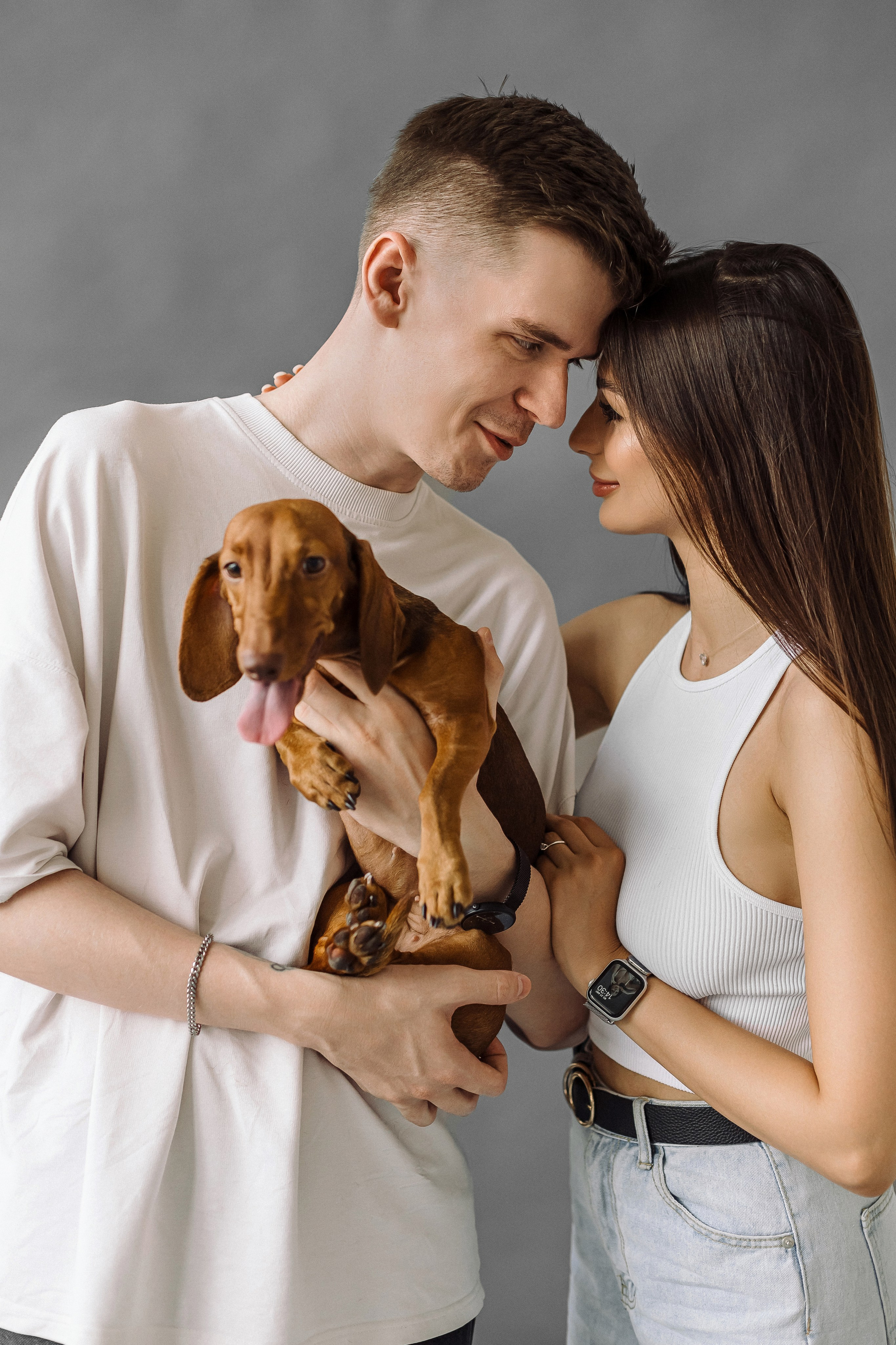 Анна и Валентин + Чапа. Портретный и семейный фотограф в Минске