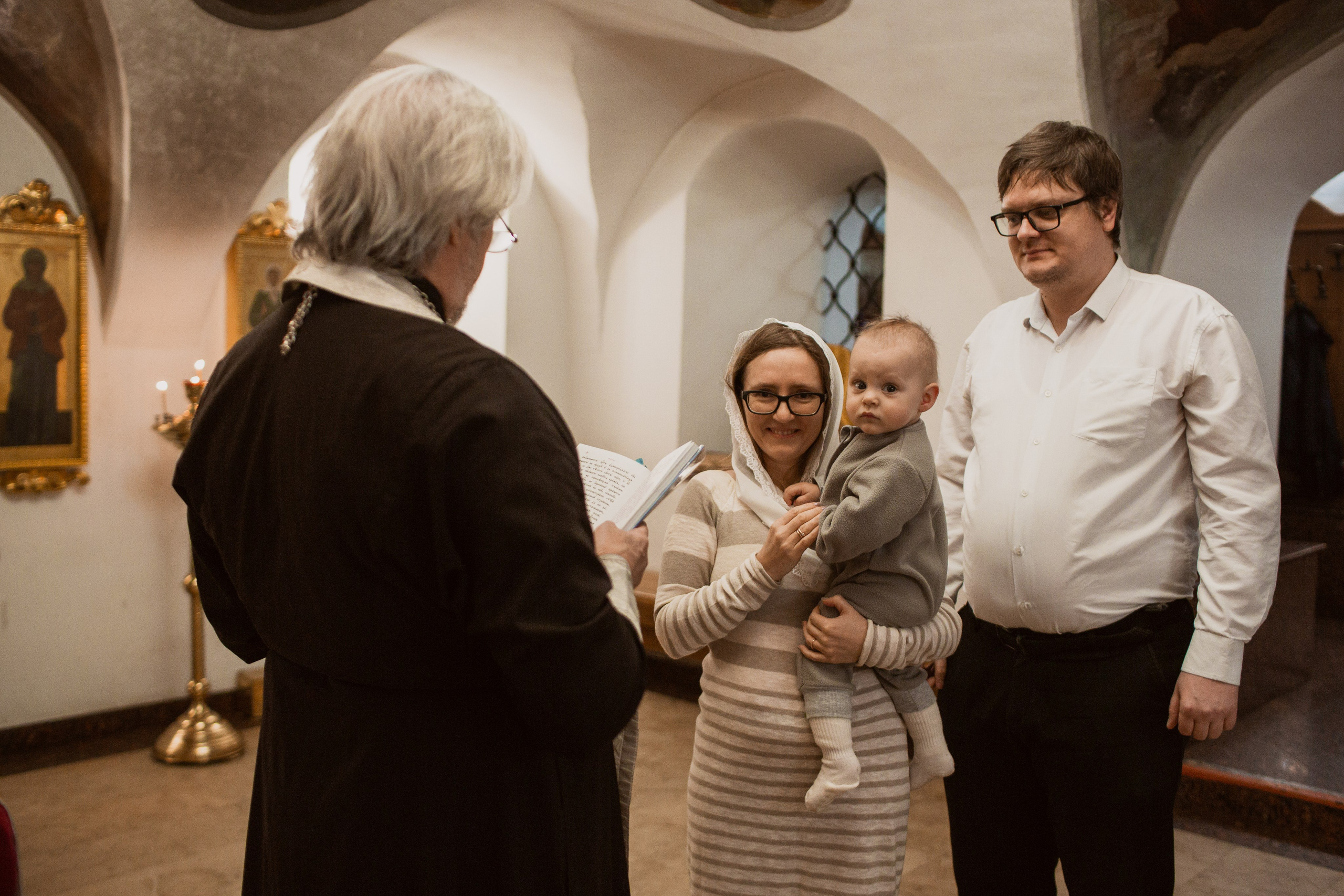 Крещение Андрея. Свадебный и Семейный фотограф в Москве Александра Вайпер