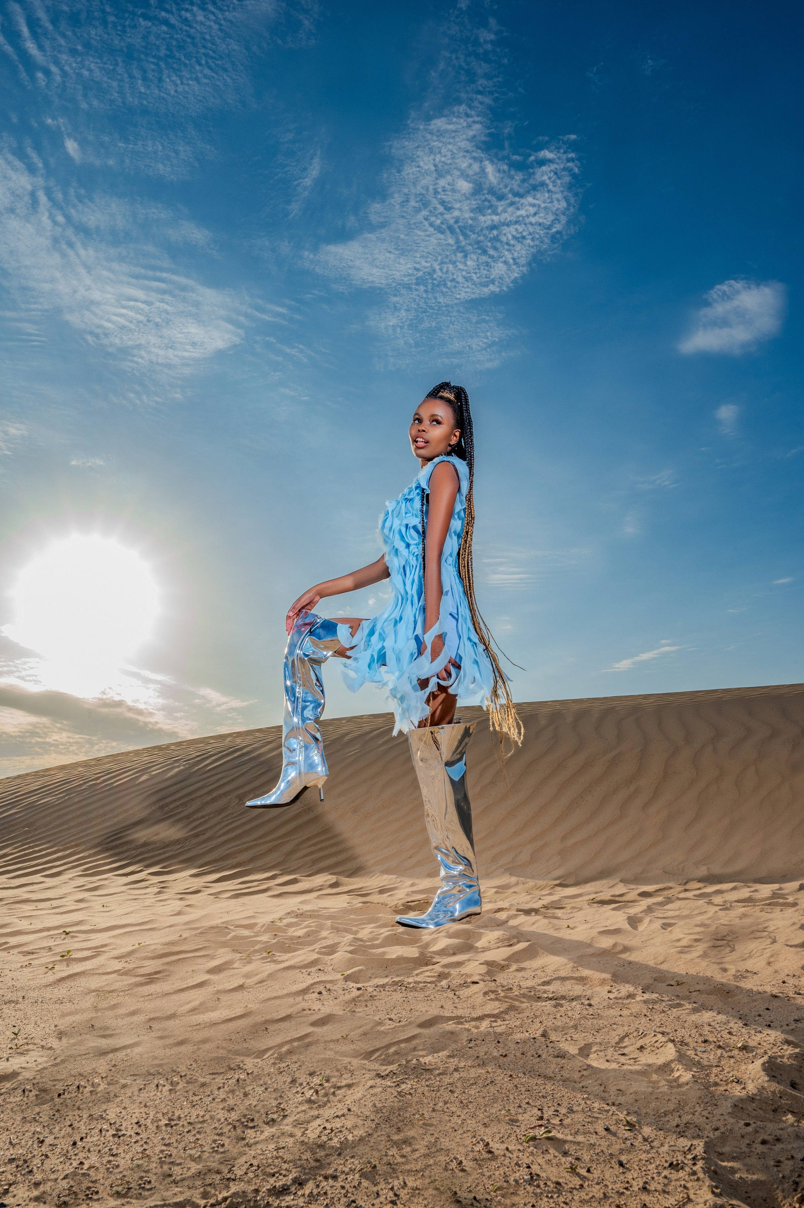 Esther blue sky. Коммерческий фотограф Москва /Дубай, эксклюзивные фэшн фотосессии