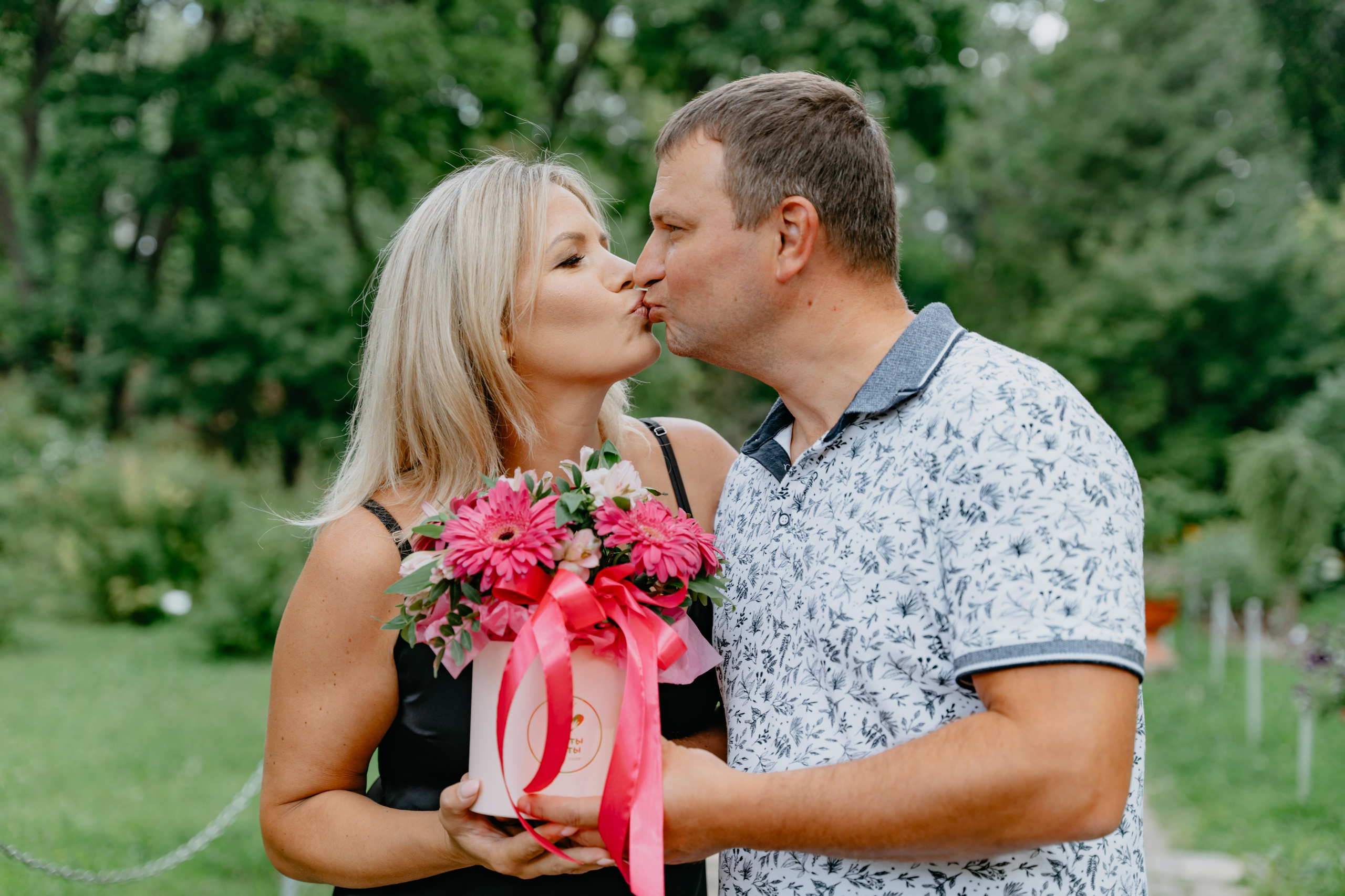 В ботаническом саду на день рождения бабушки