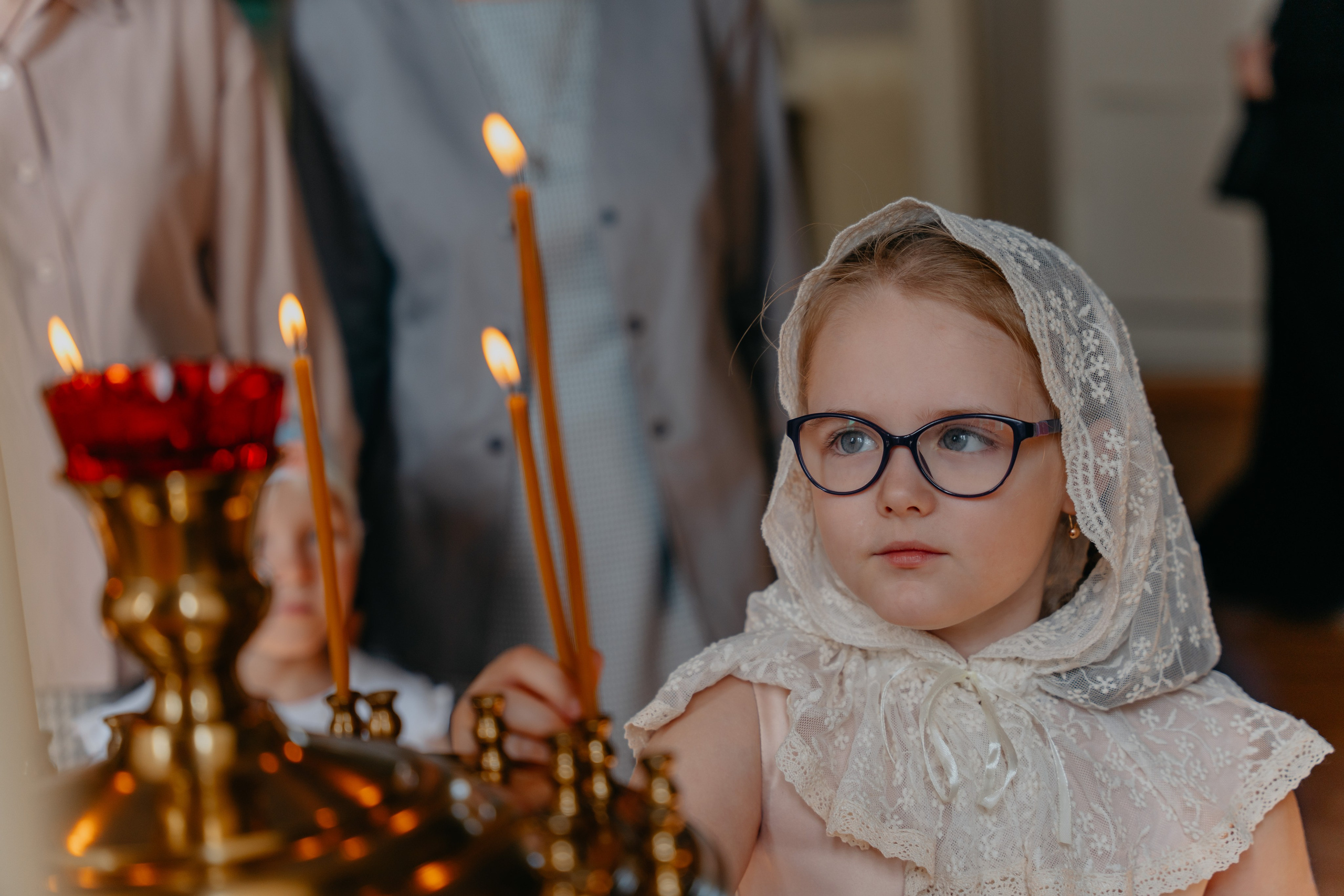 Таинство крещения в Трифоновом Монастыре