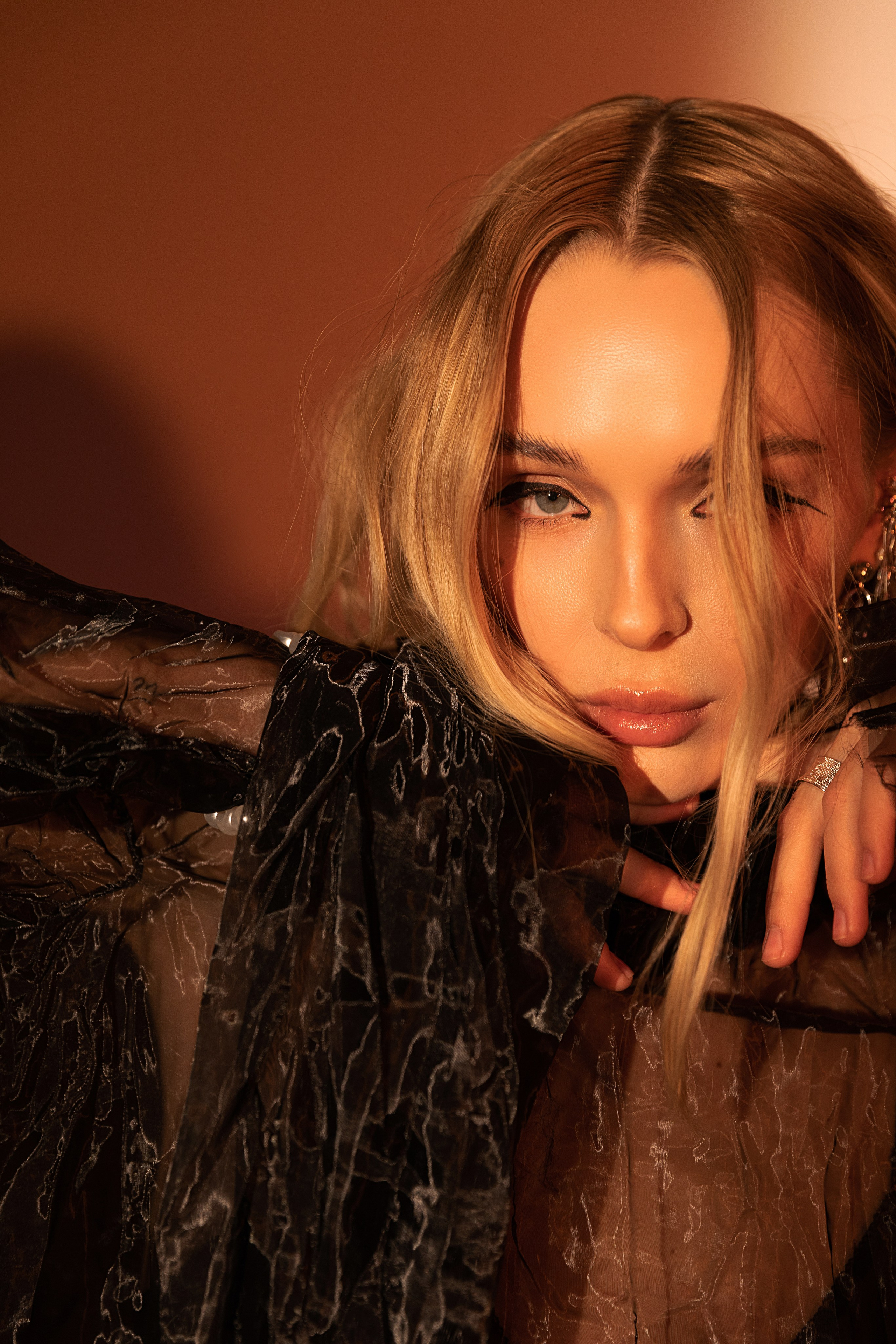 Alina «Black Queen». Фотограф Мария Щеголькова. Чувственный женский портрет