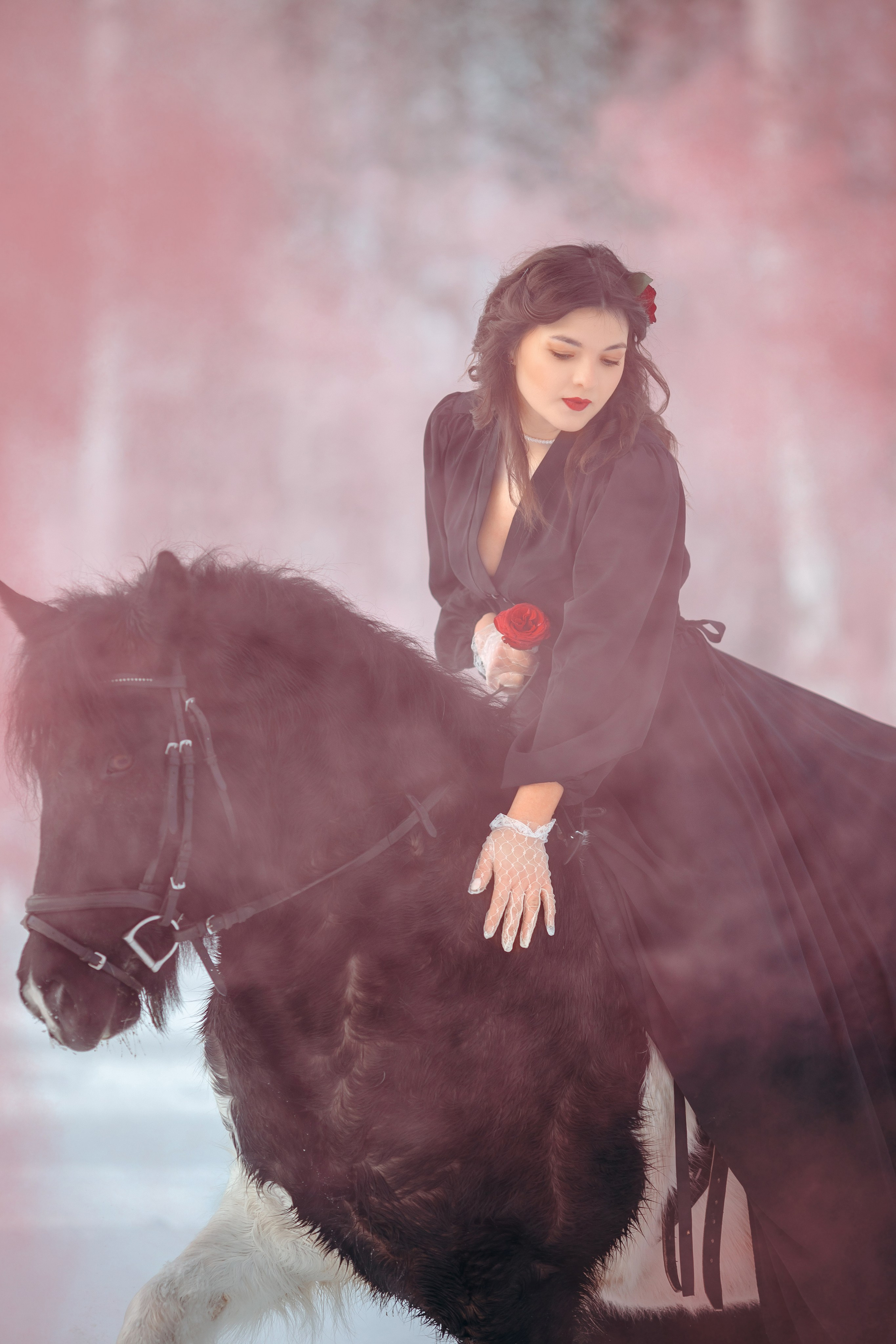 Катя и Шери. Анна Молчанова конный фотограф в Тюмени | фотосессии с лошадьми Тюмень