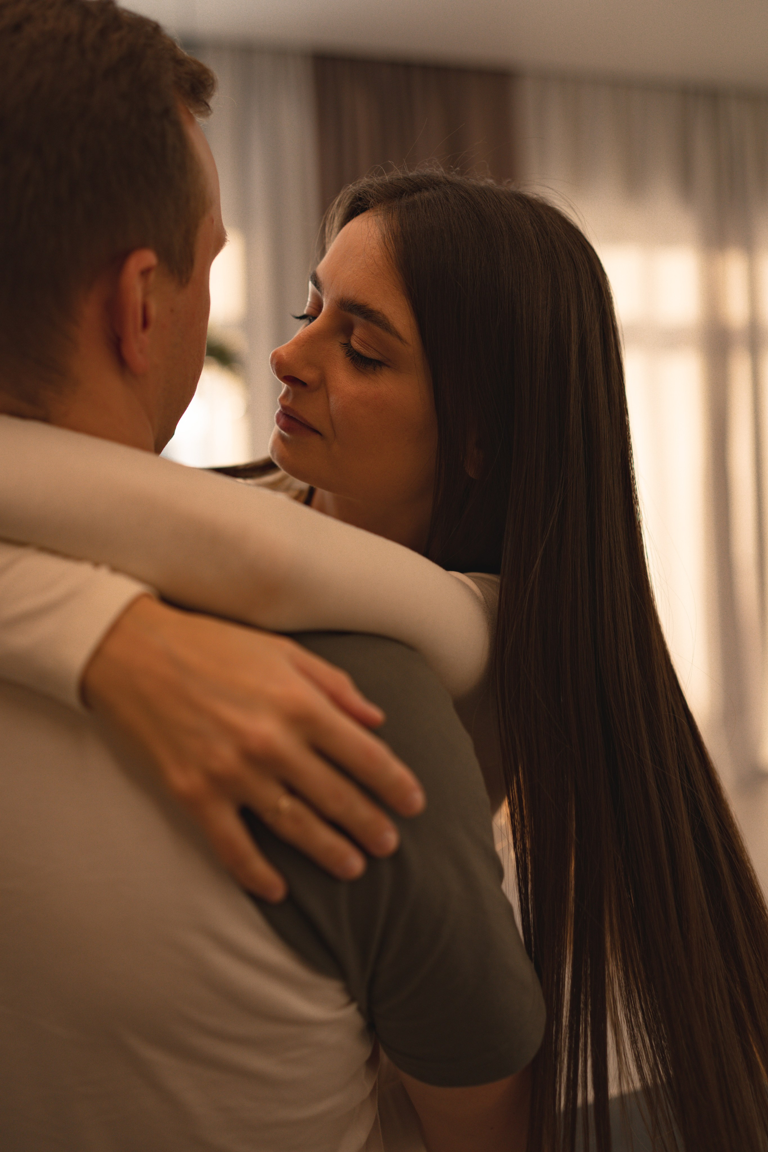 Домашняя съемка семьи Ксении и Алексея. Семейный и портретный фотограф в Санкт-Петербурге Татьяна Гримоть