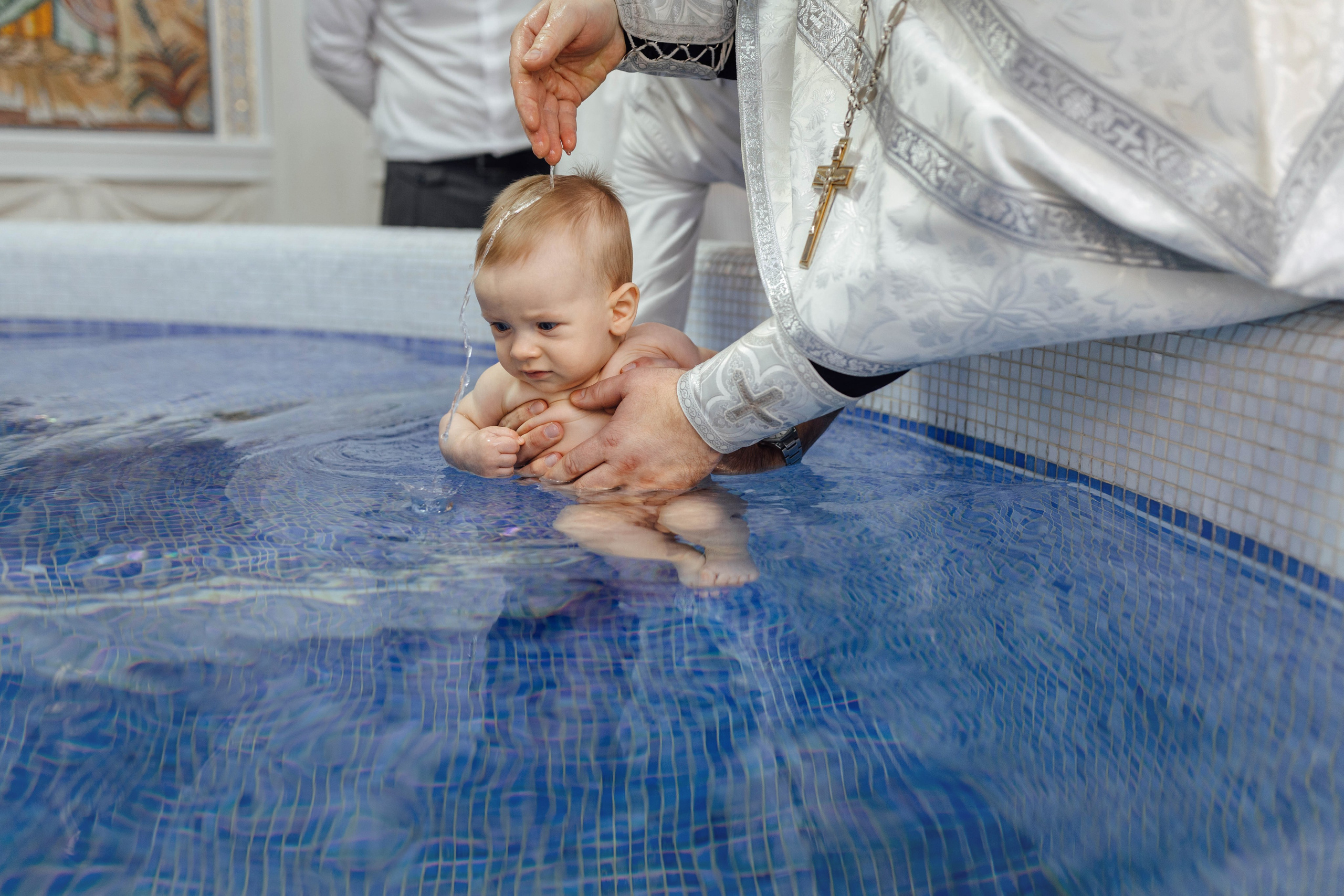 Крещение Демида, храм Святой Троицы, декабрь 2025