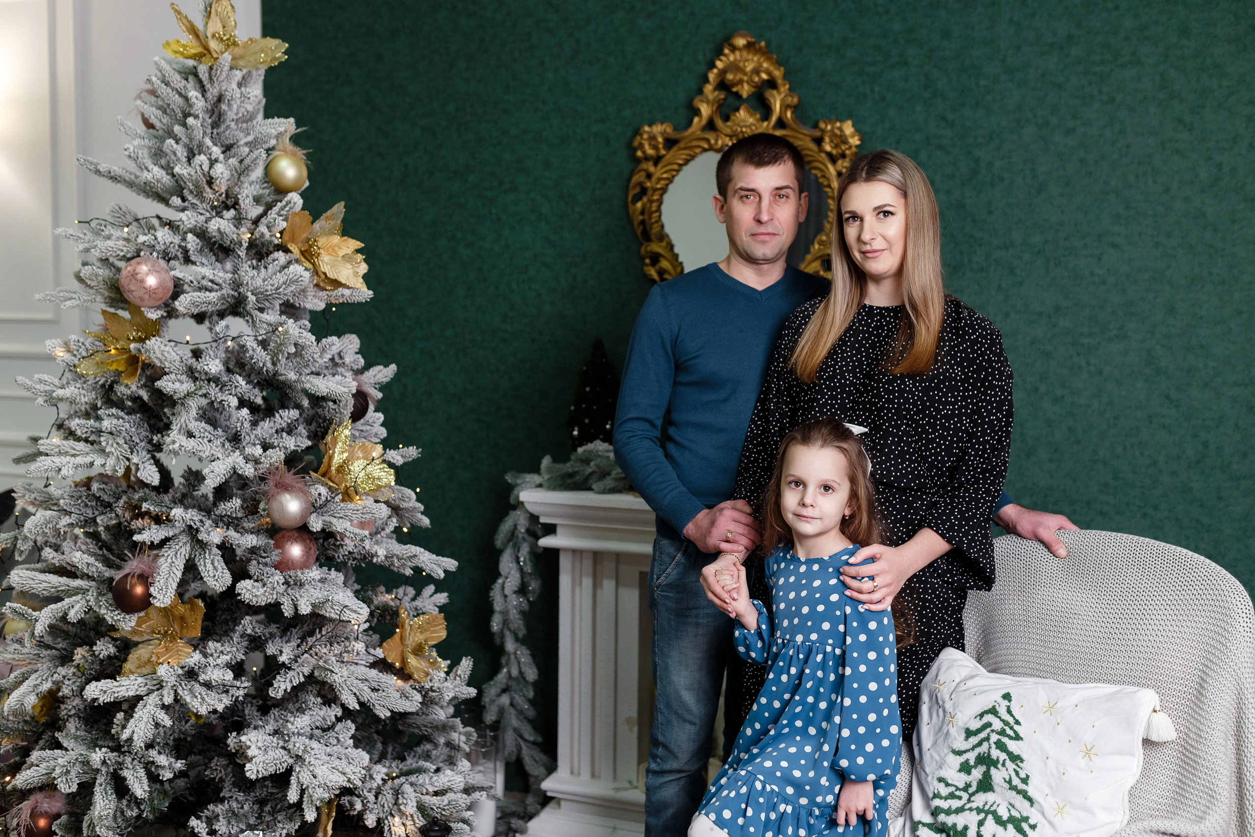 Новогодняя, студия. Свадебный, семейный и репортажный фотограф Галобурда Юрий