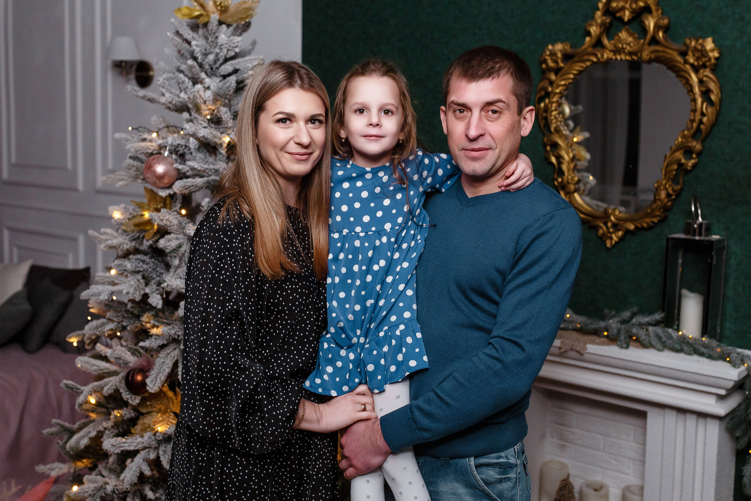 Новогодняя, студия. Свадебный, семейный и репортажный фотограф Галобурда Юрий