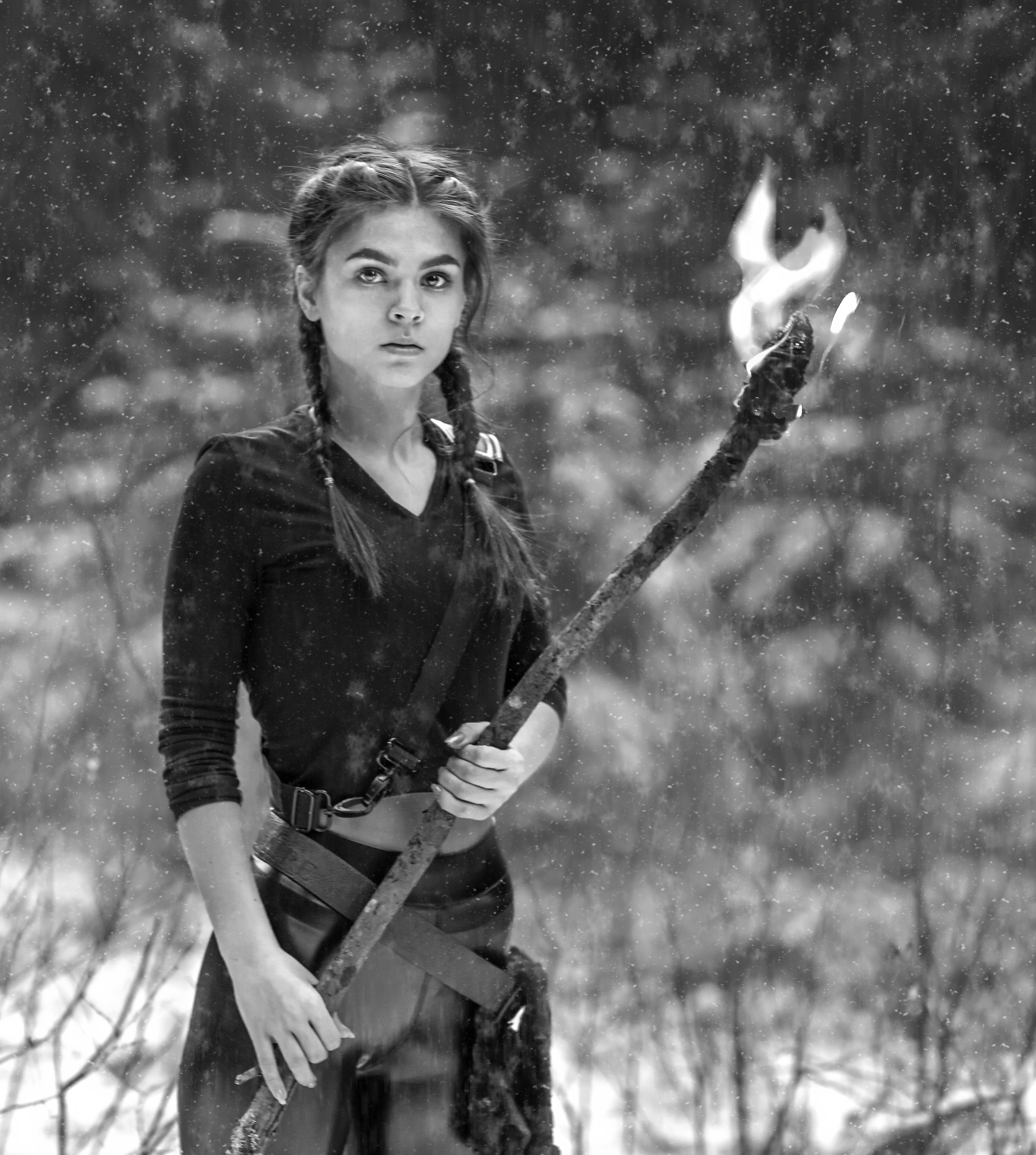 Черно-белая фотосъемка. B&W съемка в Москве. ЧБ фотограф Олег Голишник. Арт-фотограф Олег Голишников. Творческая мастерская