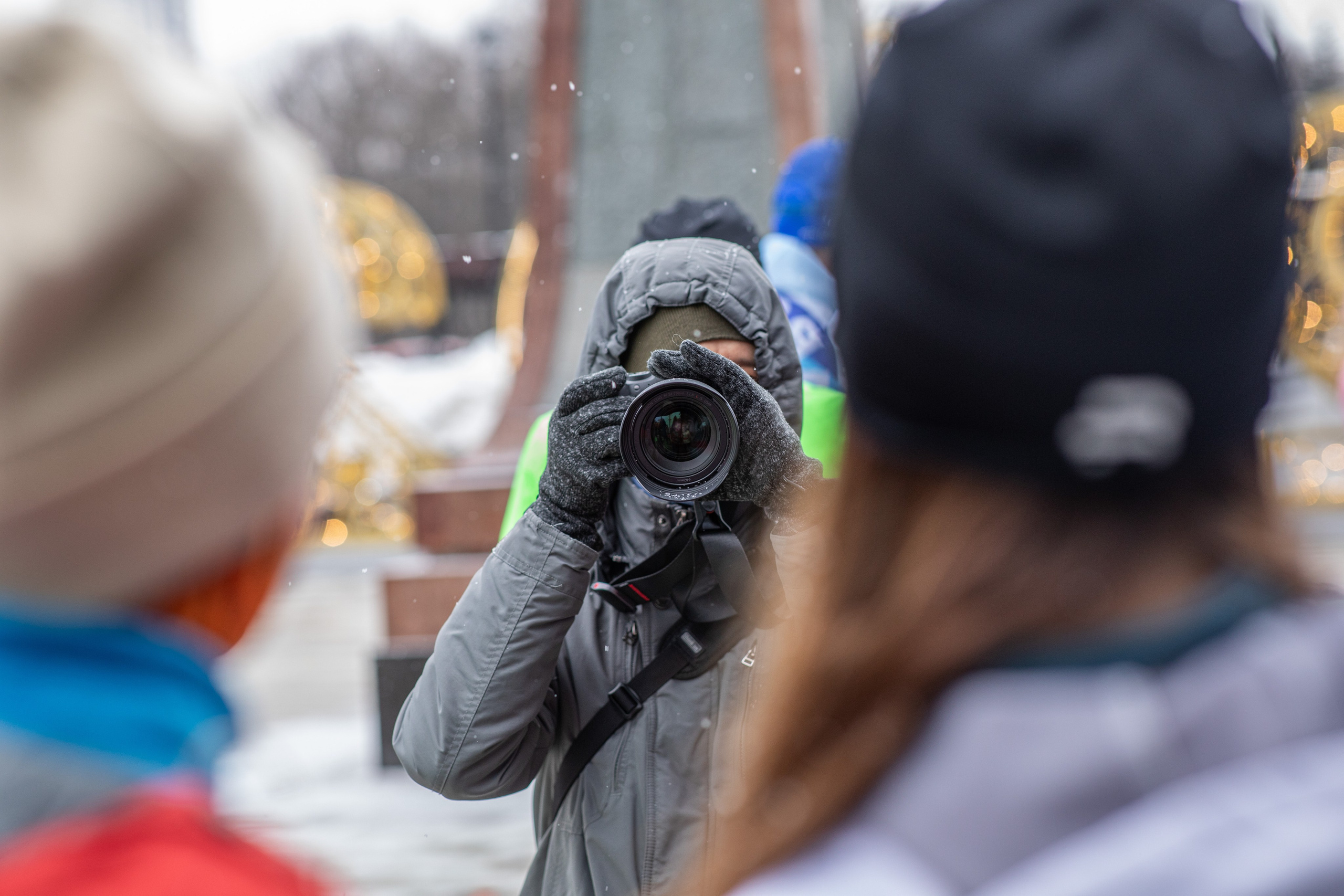 Забег 8 Марта, Речной вокзал. Фотограф Сергей Ловкий