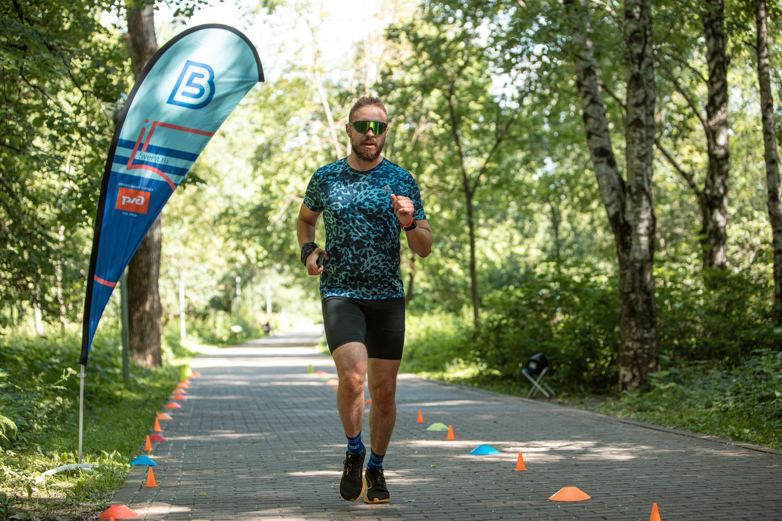 109 забег 5 вёрст Северное Тушино, 22.06.24. Фотограф Сергей Ловкий