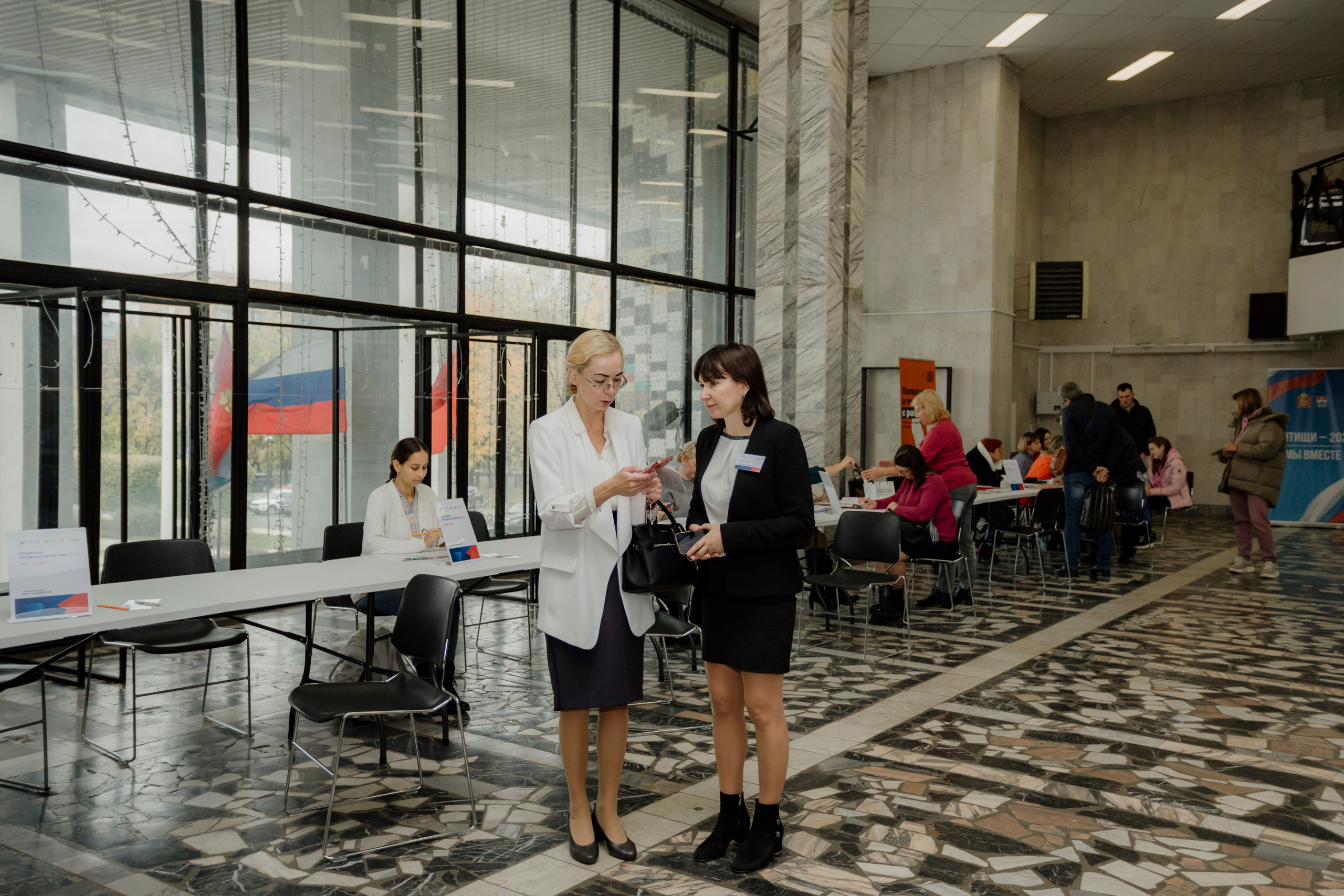 Ярмарка вакансий. Деловая и Бизнес съемка в  Москве Инесса Грушко