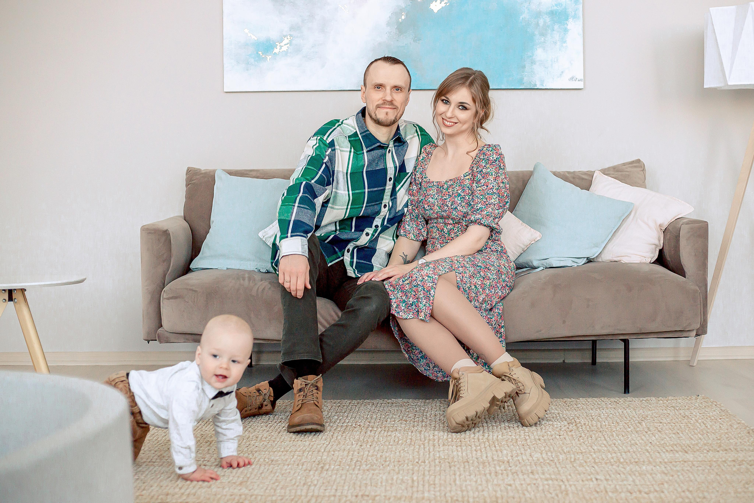 Даша, Кирилл и Тима. Семейный детский фотограф. Фотосессия в Минске
