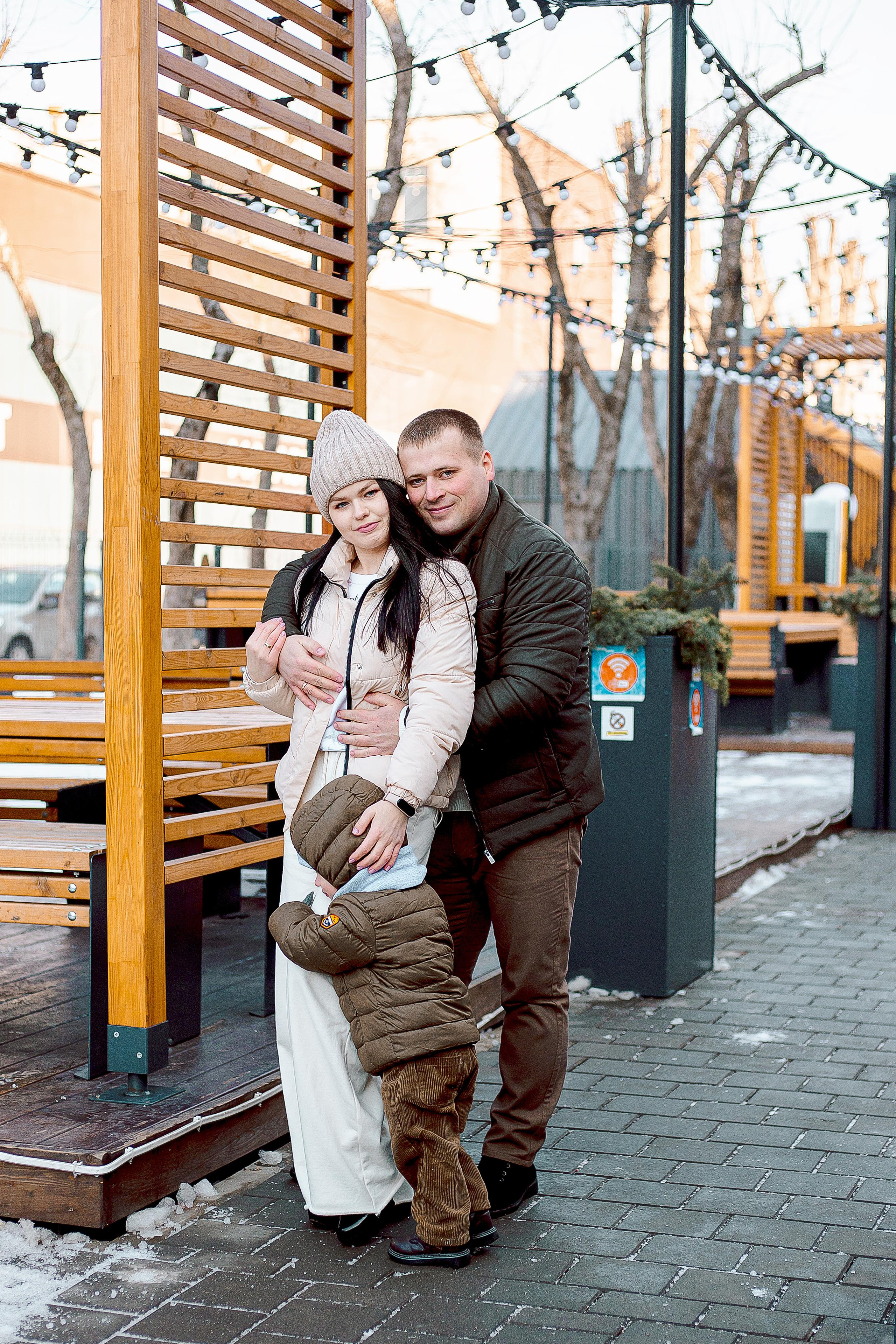 Папа, мама и Богдан. Семейный детский фотограф. Фотосессия в Минске