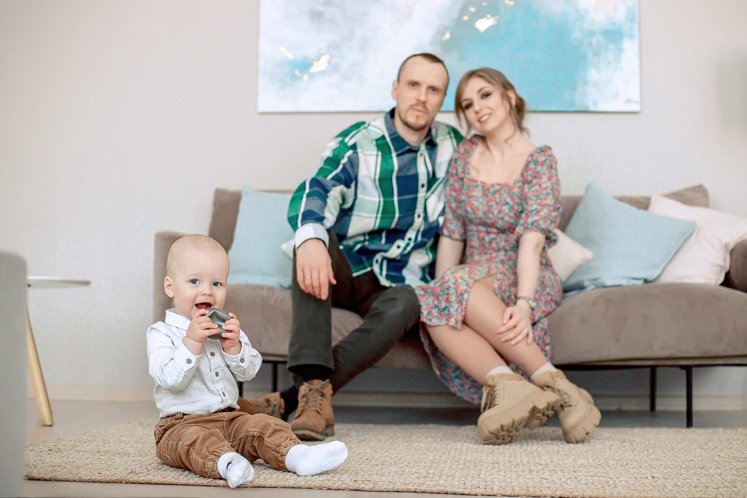 Даша, Кирилл и Тима. Семейный детский фотограф. Фотосессия в Минске