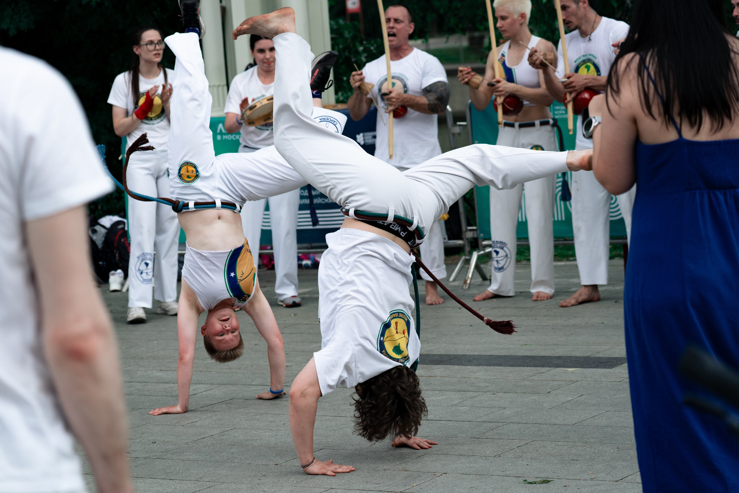 Открытый класс AXE Capoeira на фестивале неолимписких видов спорта на ВДНХ 2025 г:. Фотограф в Москве Ткаченко Владимир