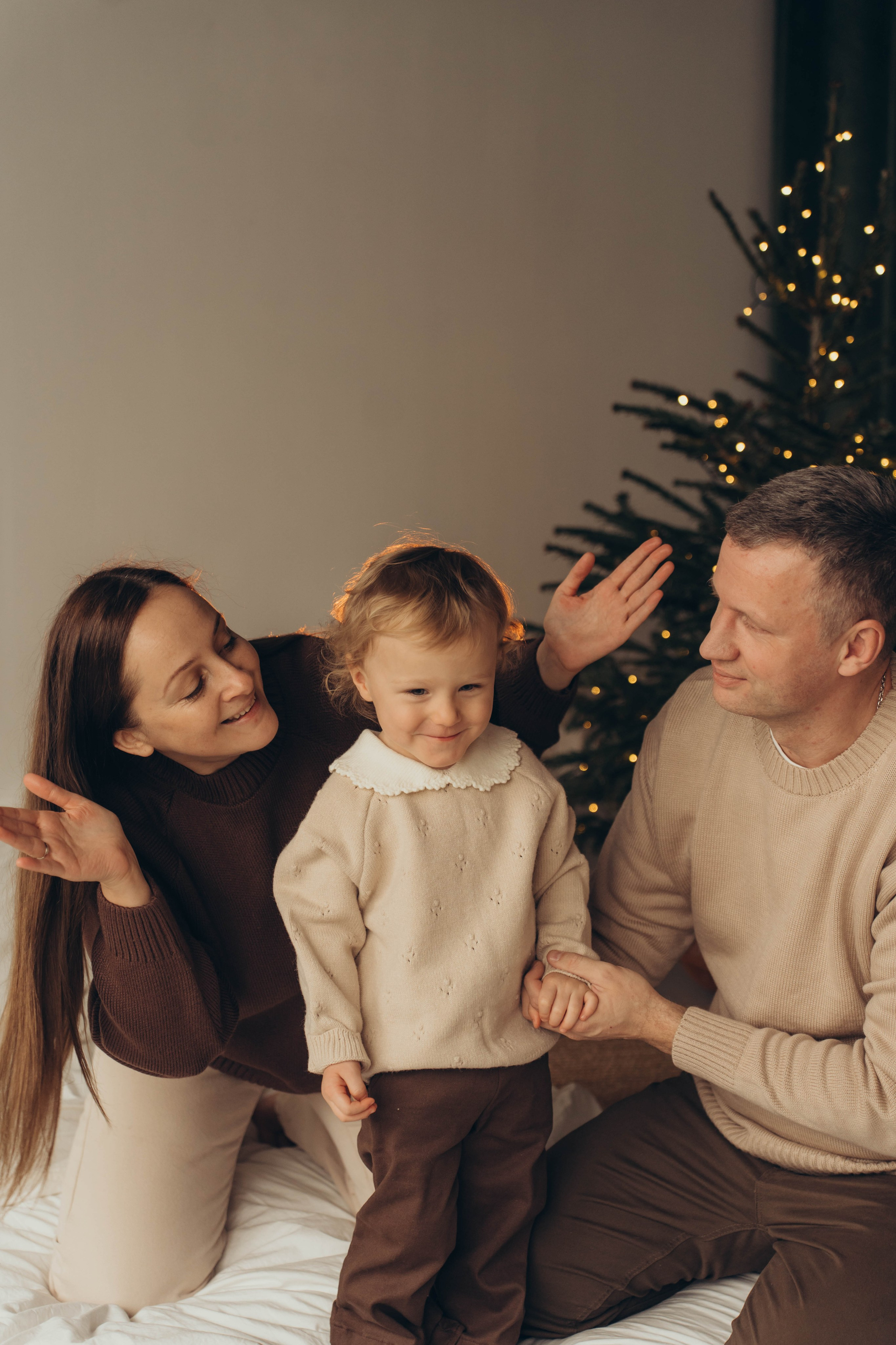 Екатерина, Николай и малышка Аня