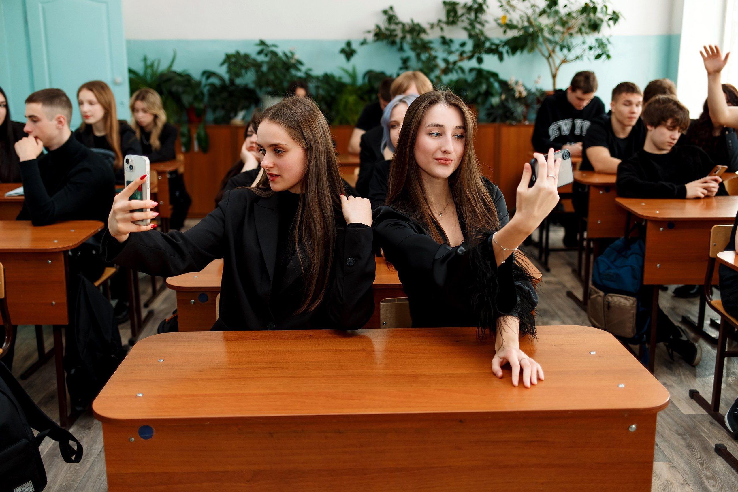 11 класс съемка в школе. Фотограф Любовь Корниенко, Примоский край