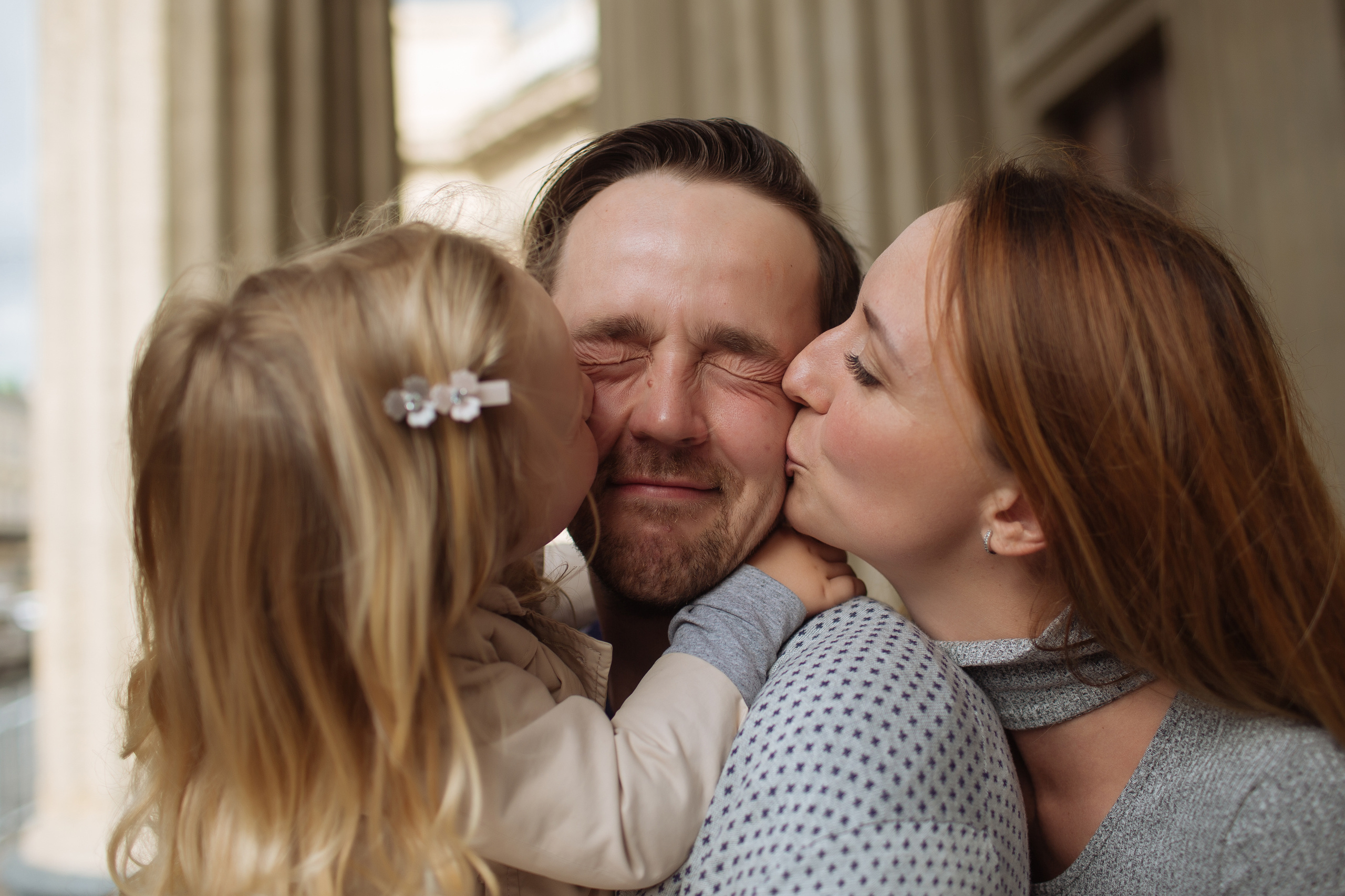 Аня, Роман и Елисея. Прекрасная семья впервые в Санкт- Петербурге. Портфолио свадебного фотографа. Роман Каргаполов