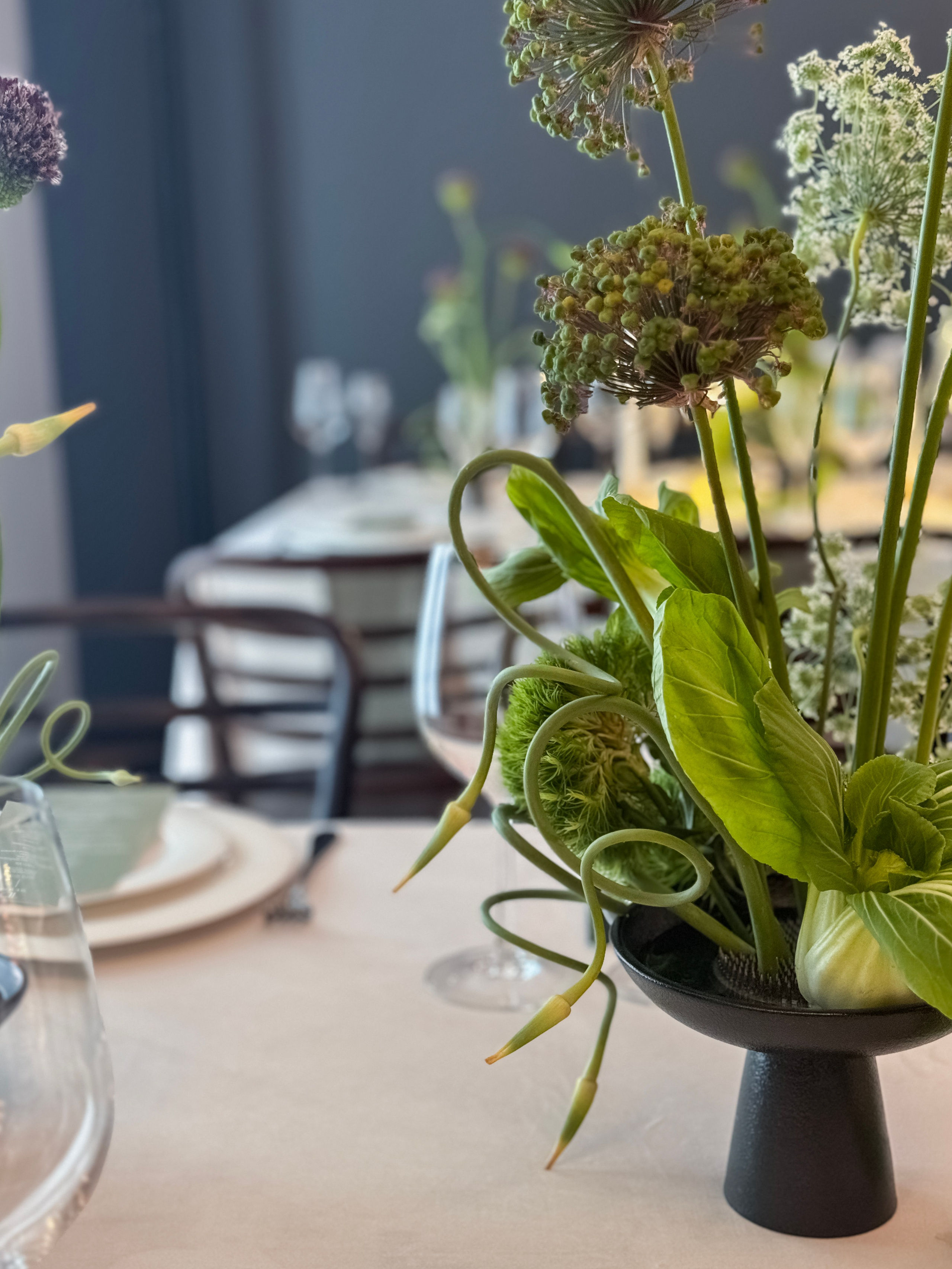 Оформление ужина. Ксения Почтарь. Декоратор и флорист, город Владивосток