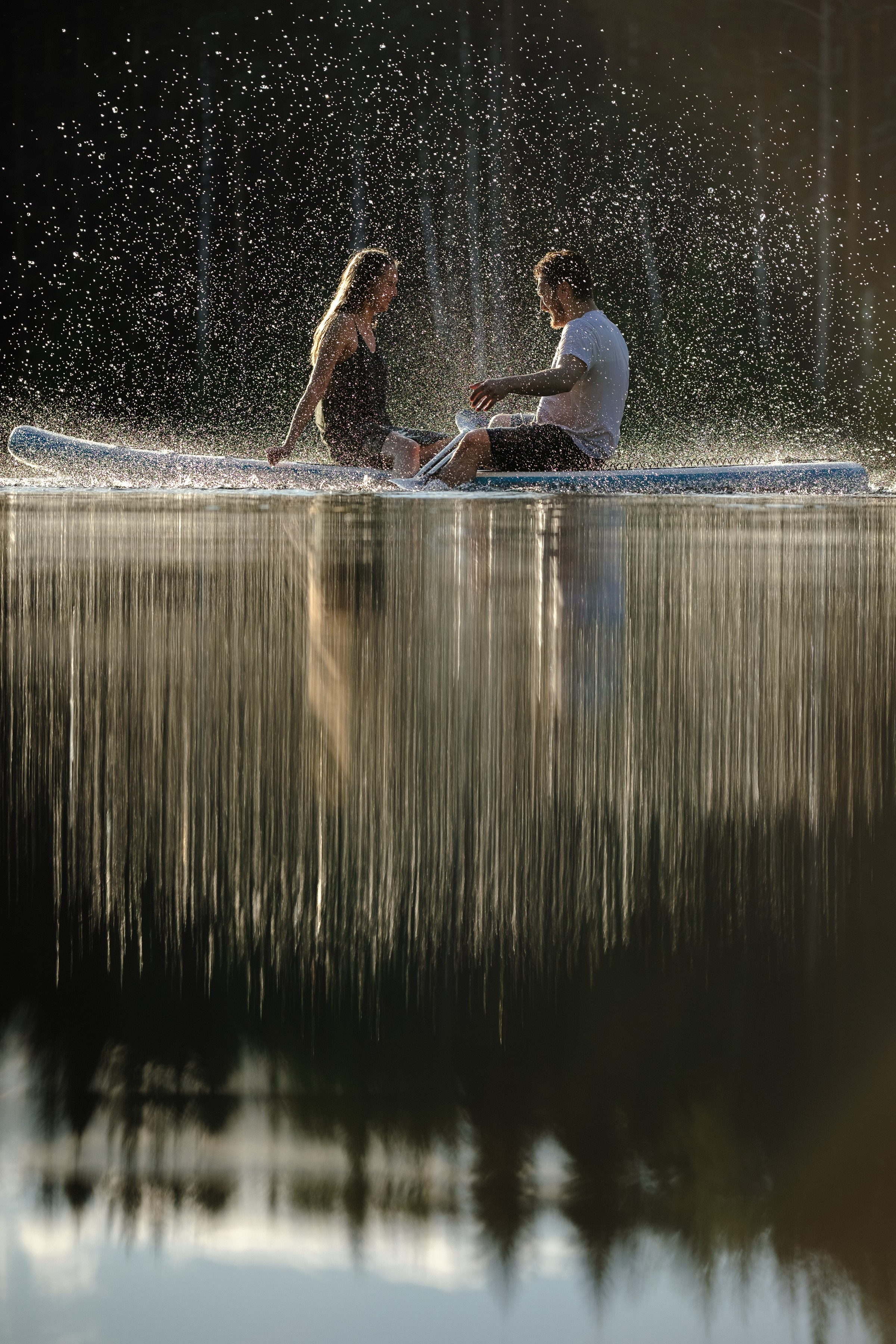 Петя и Лина, на сапах. Интерьерный фотограф и видеограф в Санкт-Петербурге Вадим Балбашевский