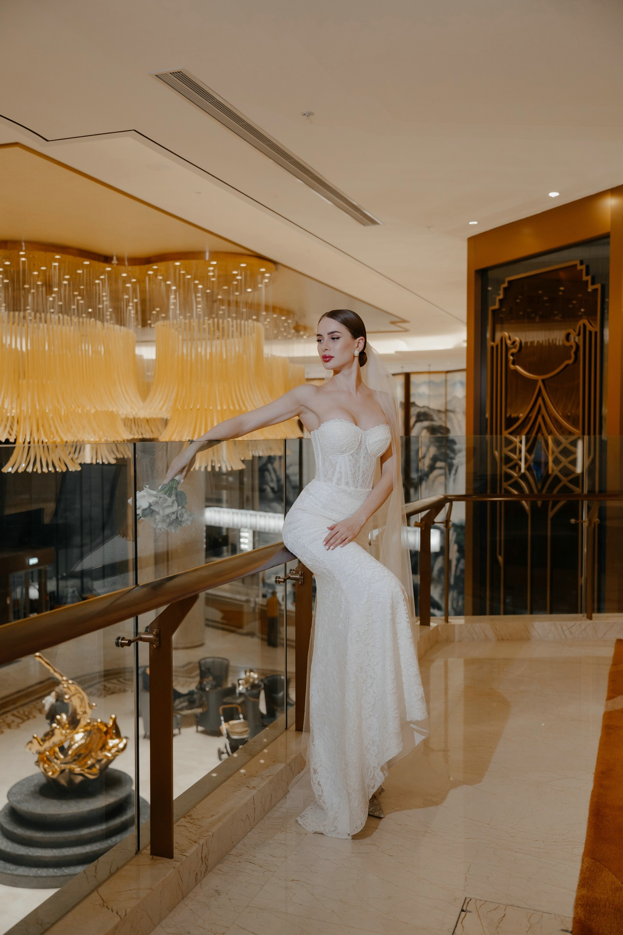 Фото невесты в гостинице Soluxe Hotel Moscow