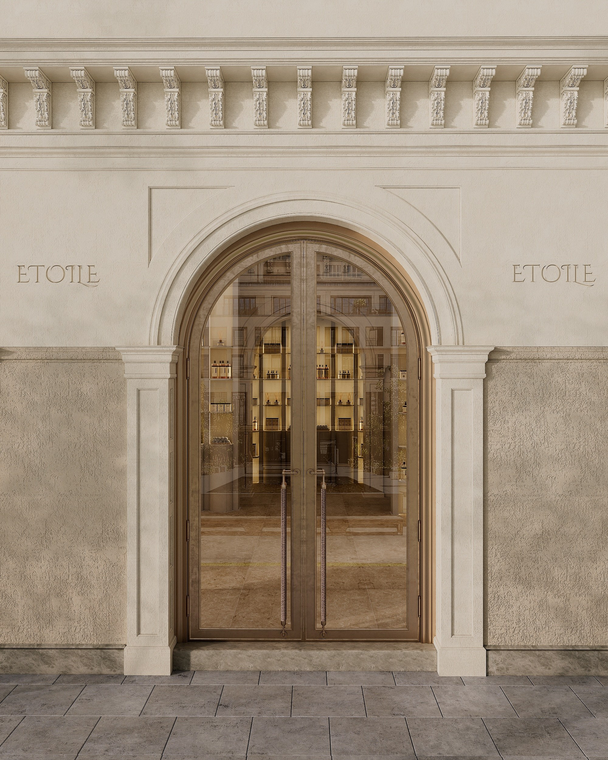 ETOILE cosmetics boutique. Solovets visualization