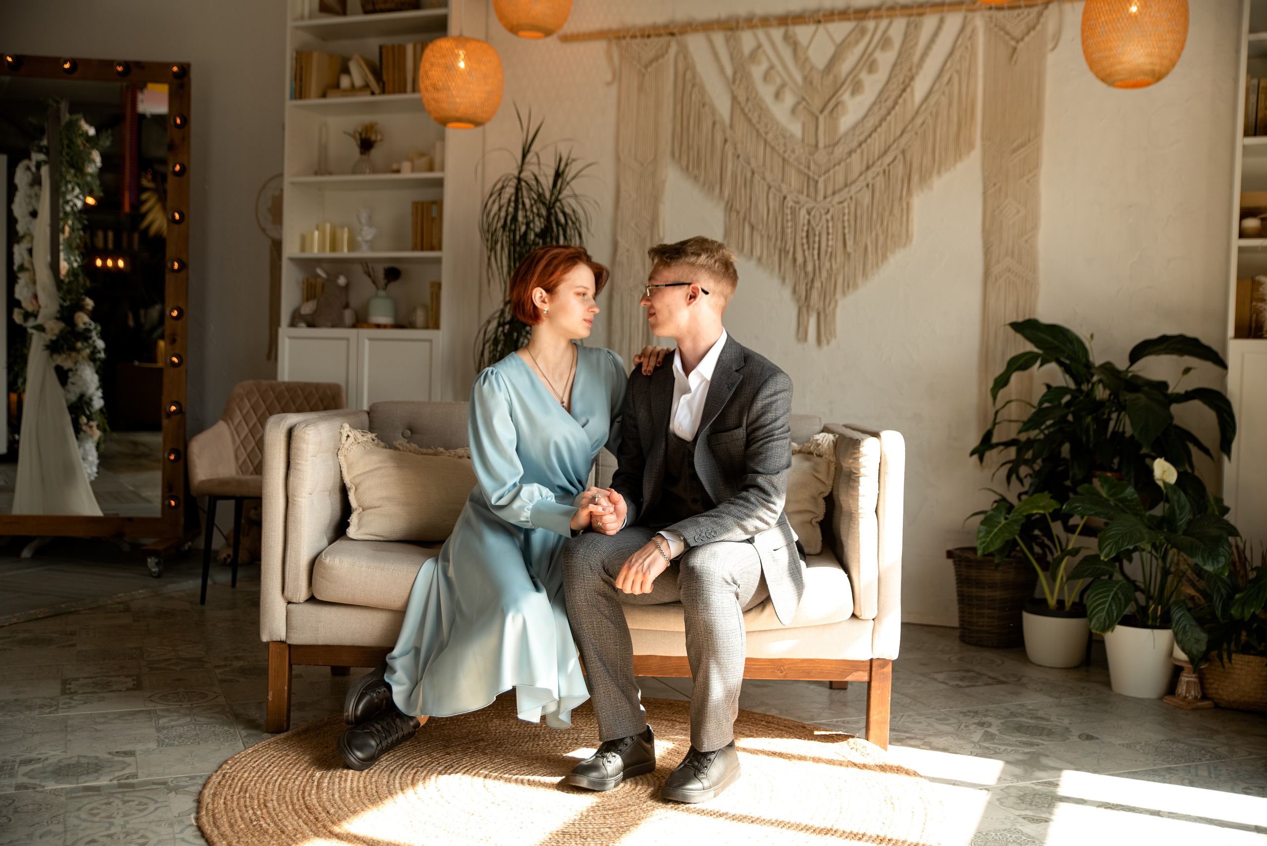 Дмитрий и Марина. LOVESTORY в студии. Семейный и детский фотограф в Туле Светлана Воронкова