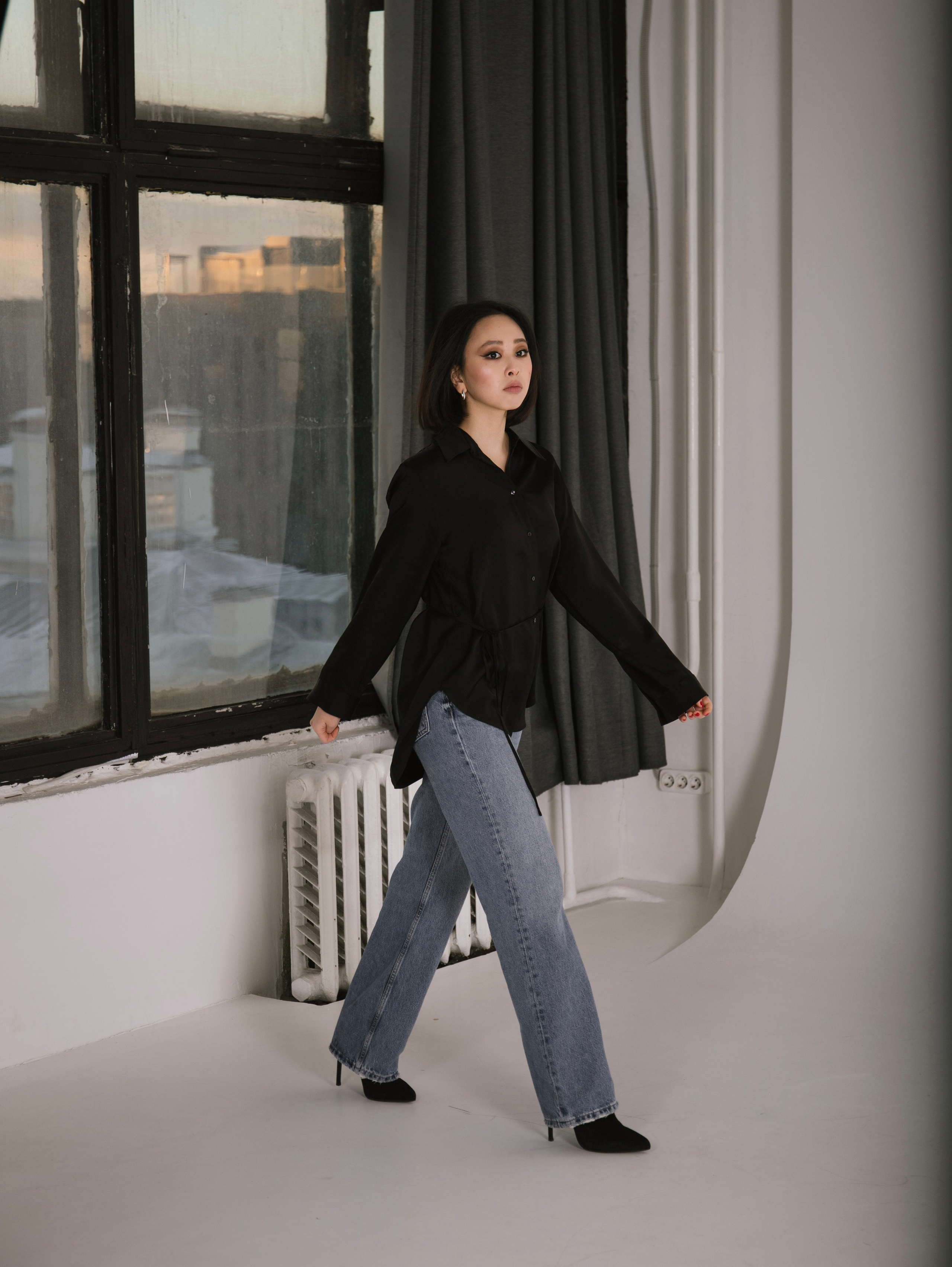 На циклораме. Свадебный и семейный фотограф в Москве Мила Широких