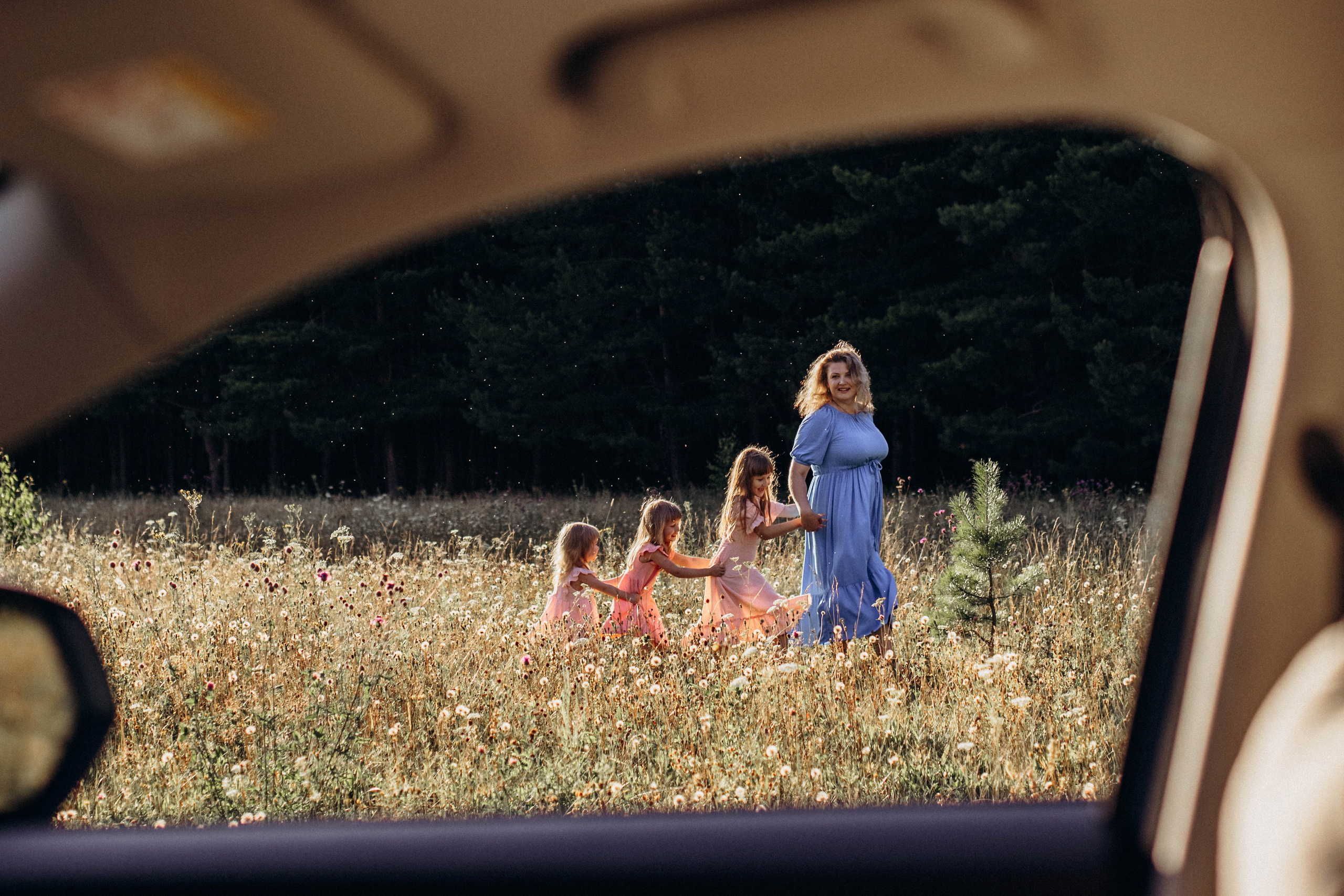 Лена и три принцессы. Семейный фотограф Москва Ирина Малышева