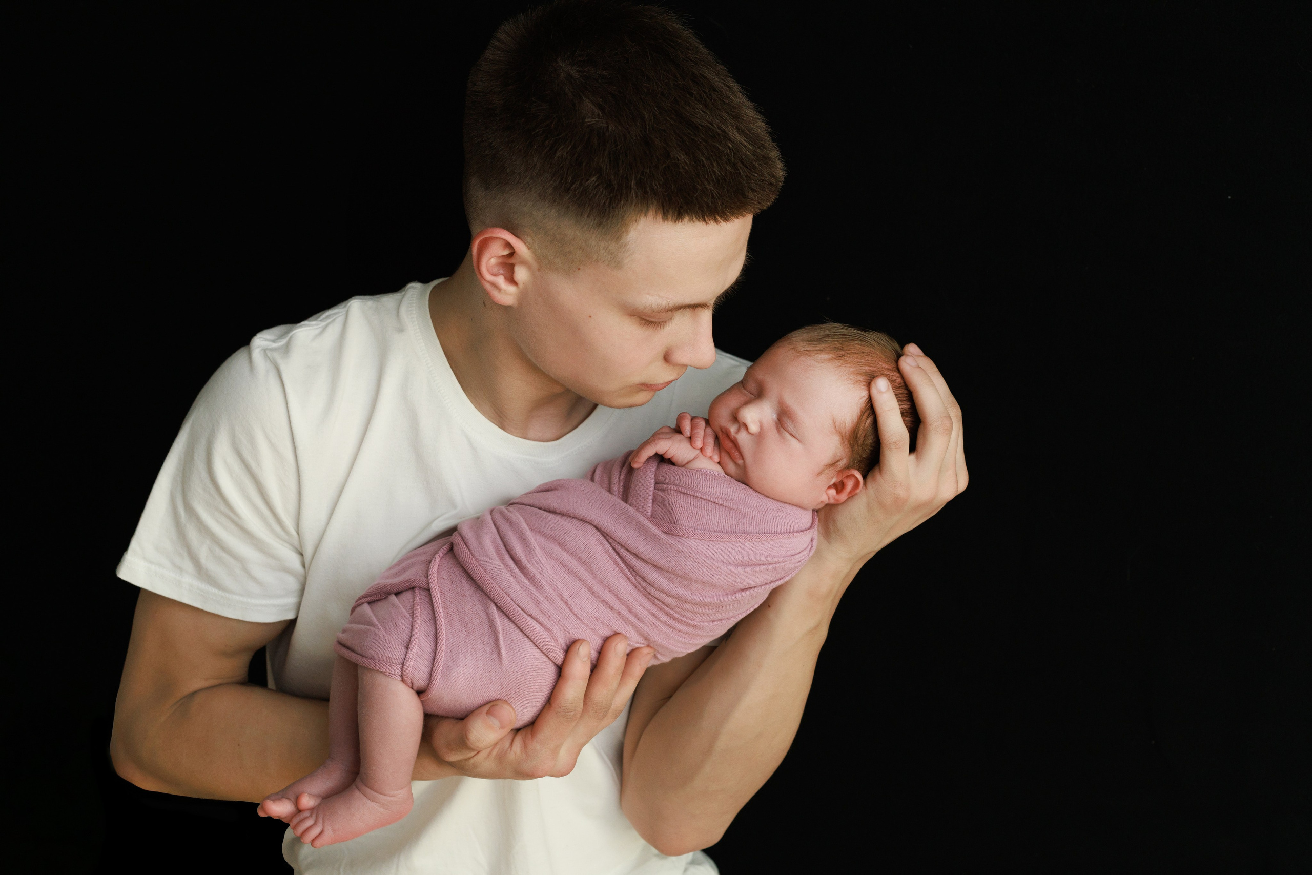 С родителями. Фотограф новорожденных в Перми Татьяна Новикова